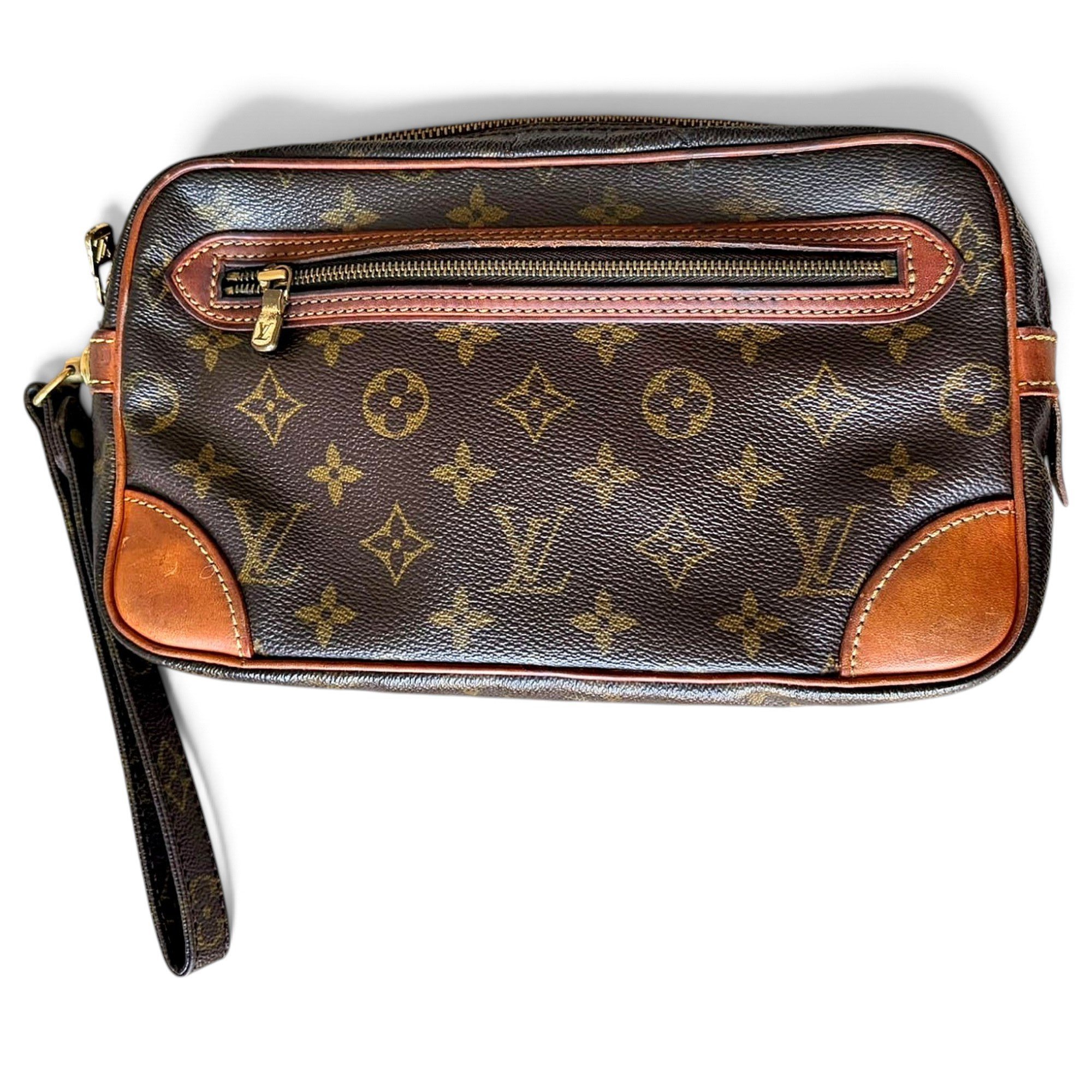 Trocadéro leather clutch bag