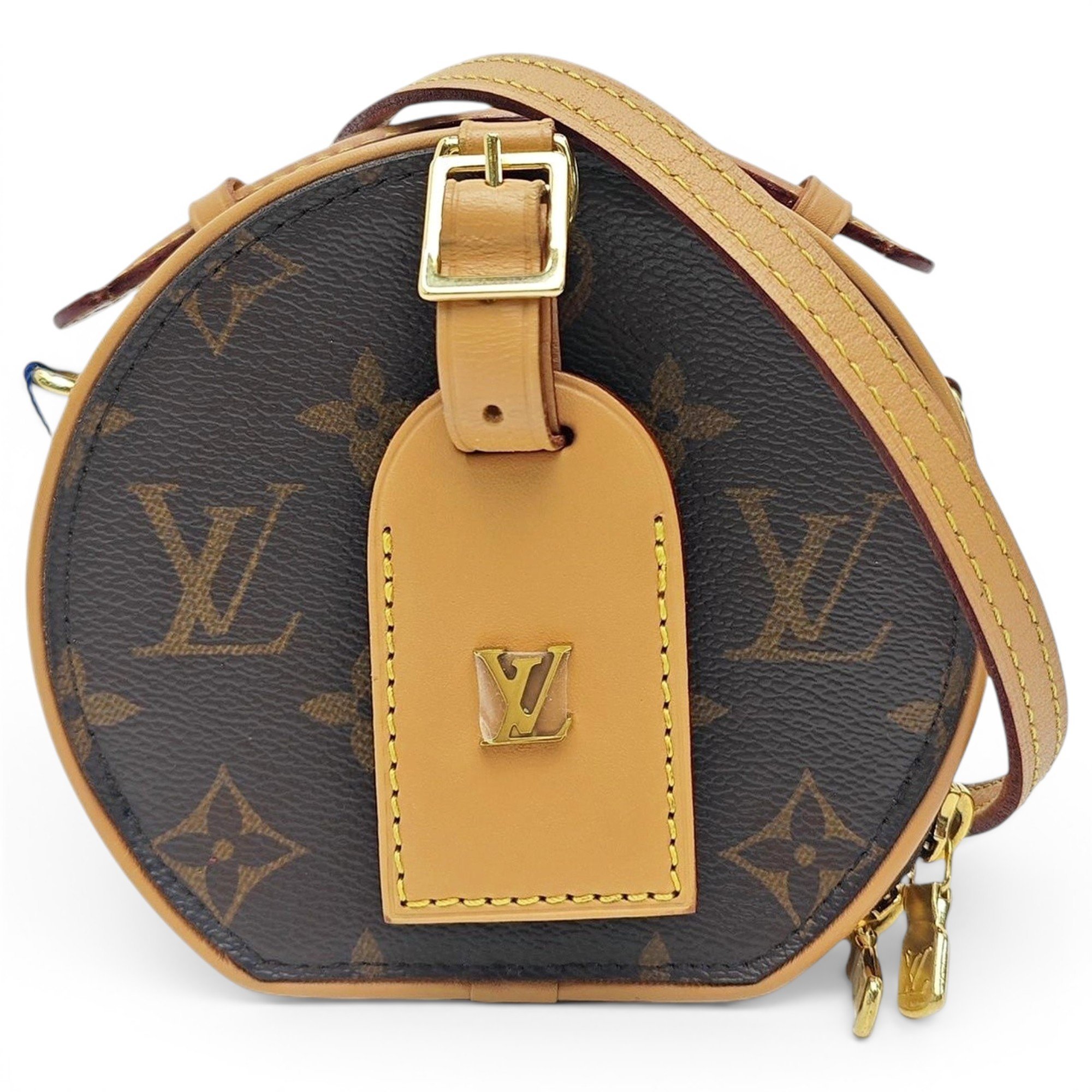 Micro boite chapeau leather handbag