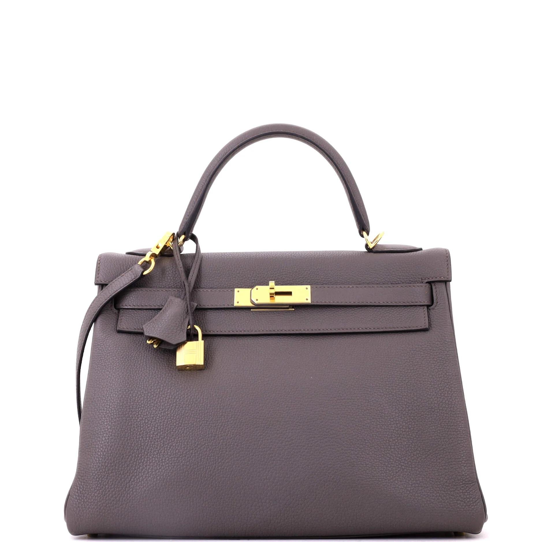 Kelly 32 leather handbag