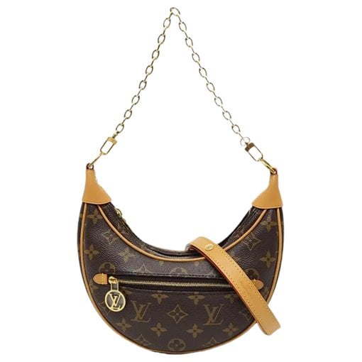 Loop leather crossbody bag