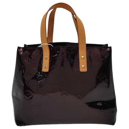 Reade patent leather handbag
