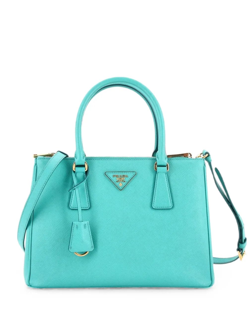 Galleria Double Zip Saffiano Leather Small tote bag