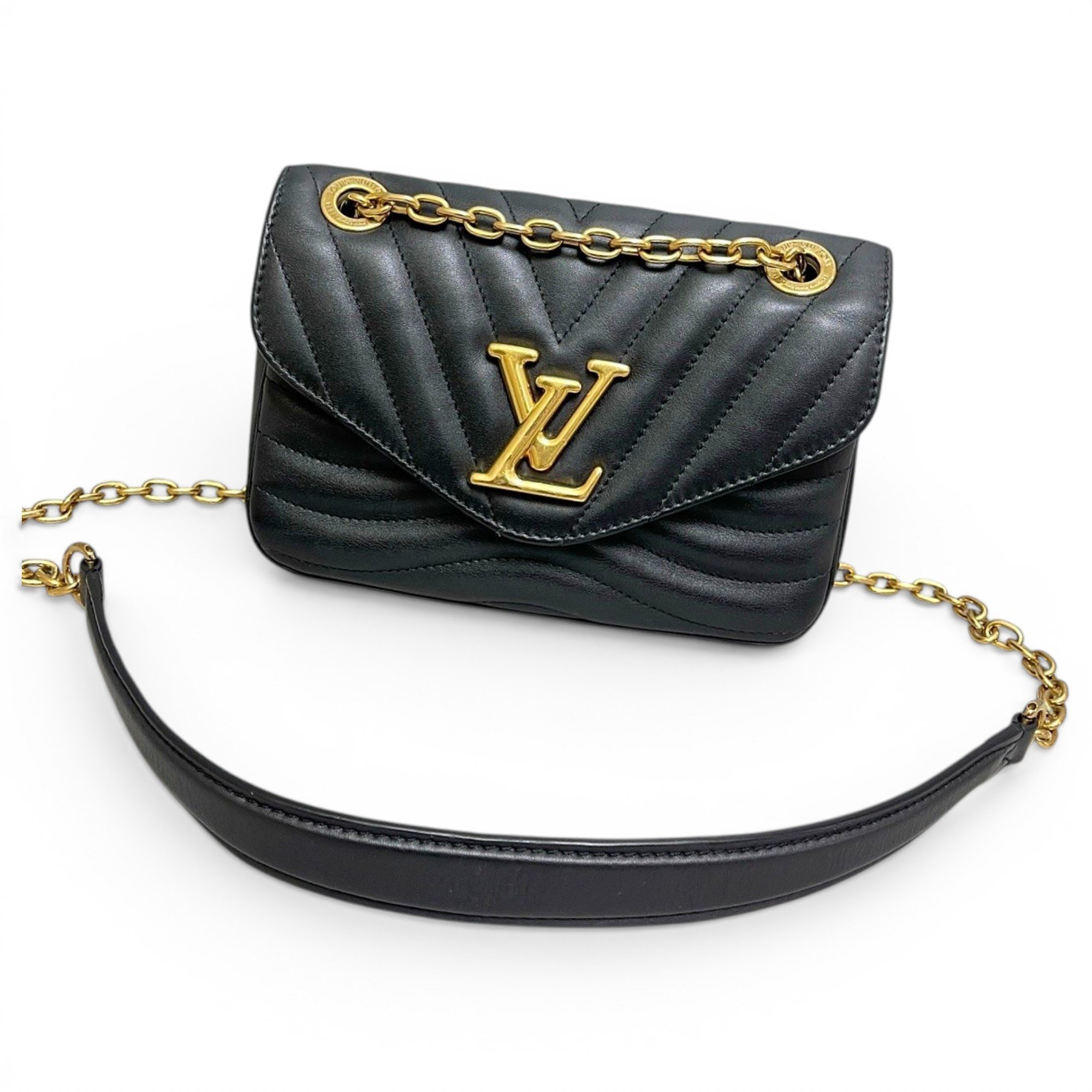 New Wave leather handbag
