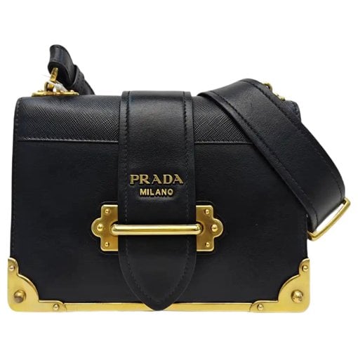 Cahier leather handbag