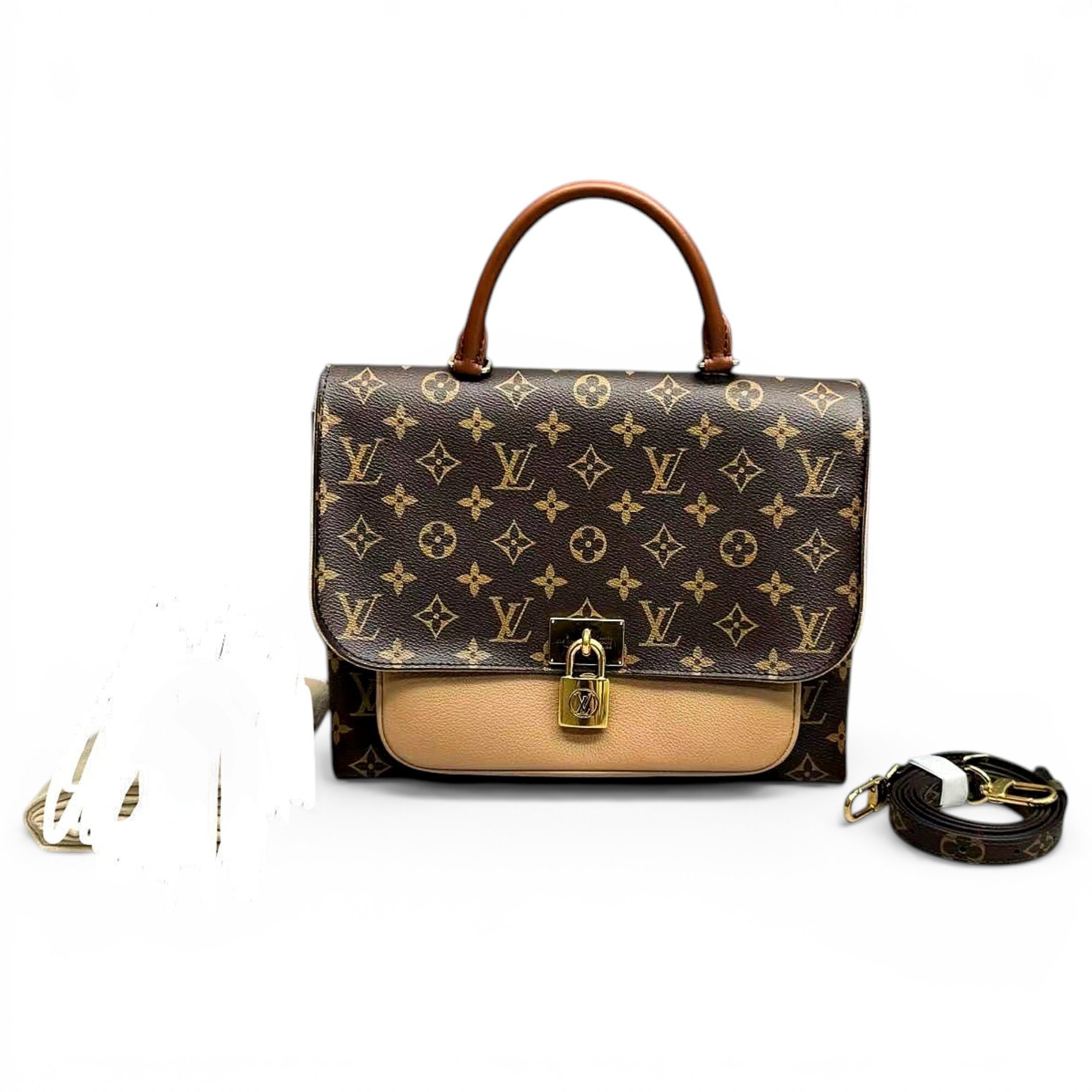 Leather handbag