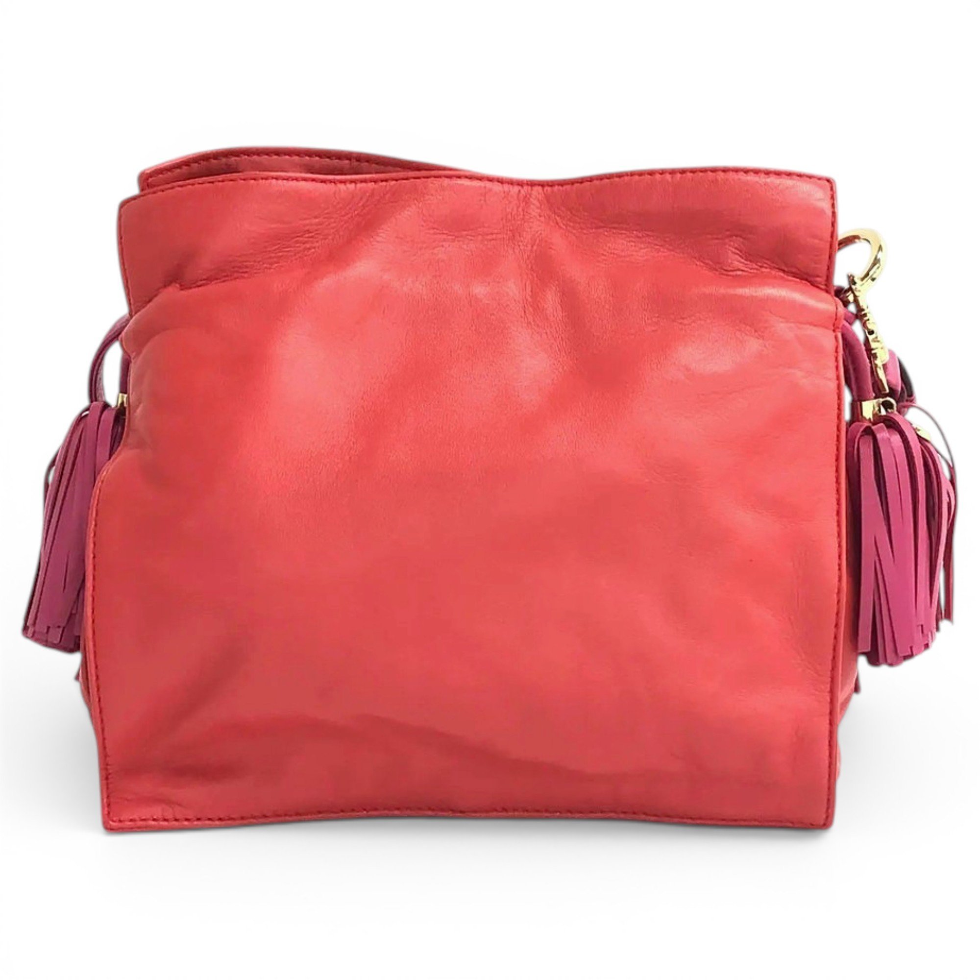 Flamenco leather handbag