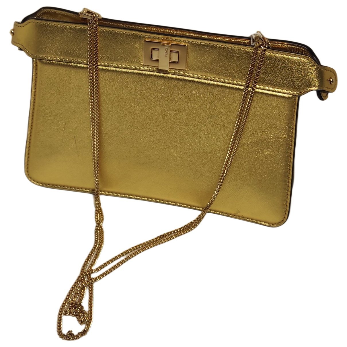 Peekaboo mini pocket leather handbag