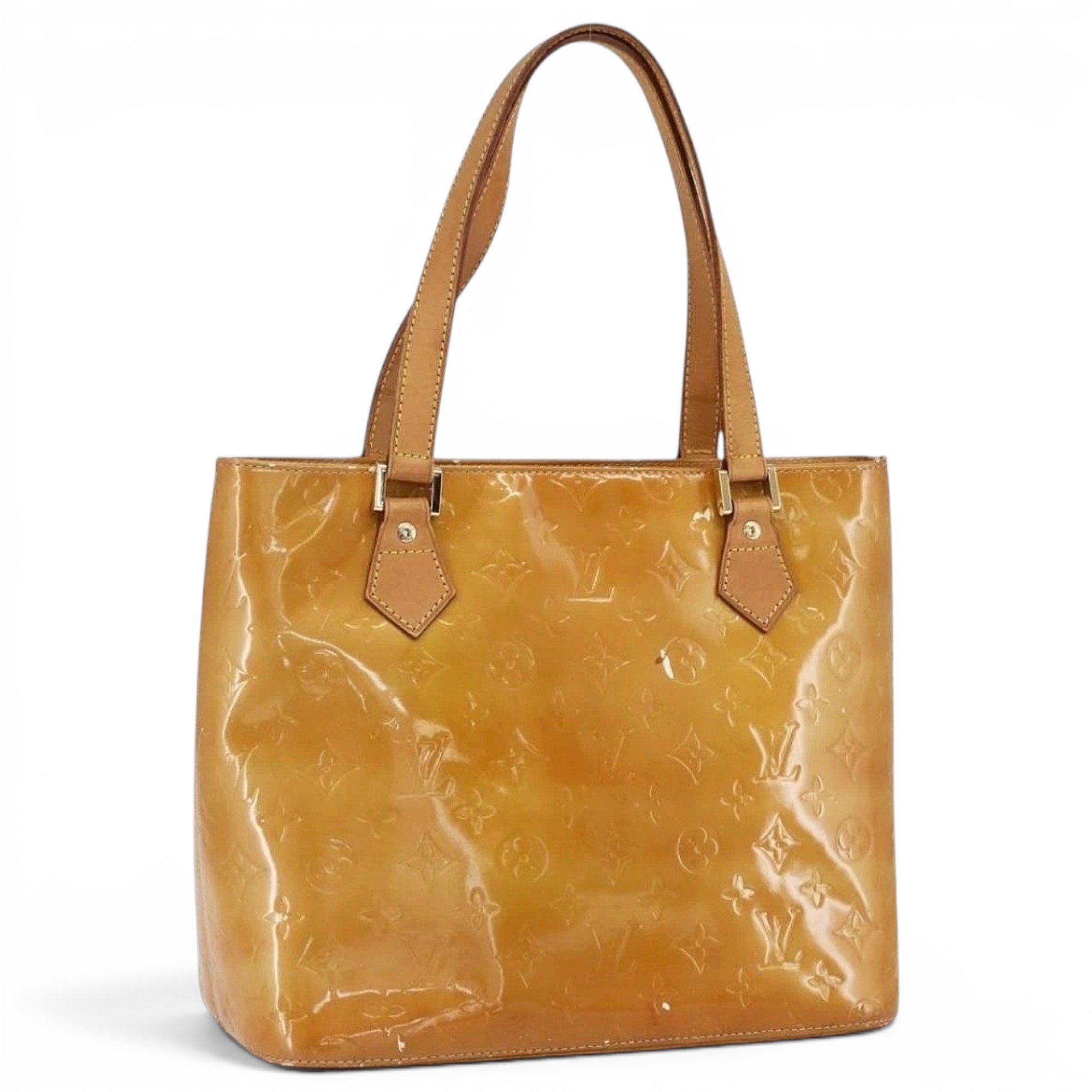 Houston patent leather handbag