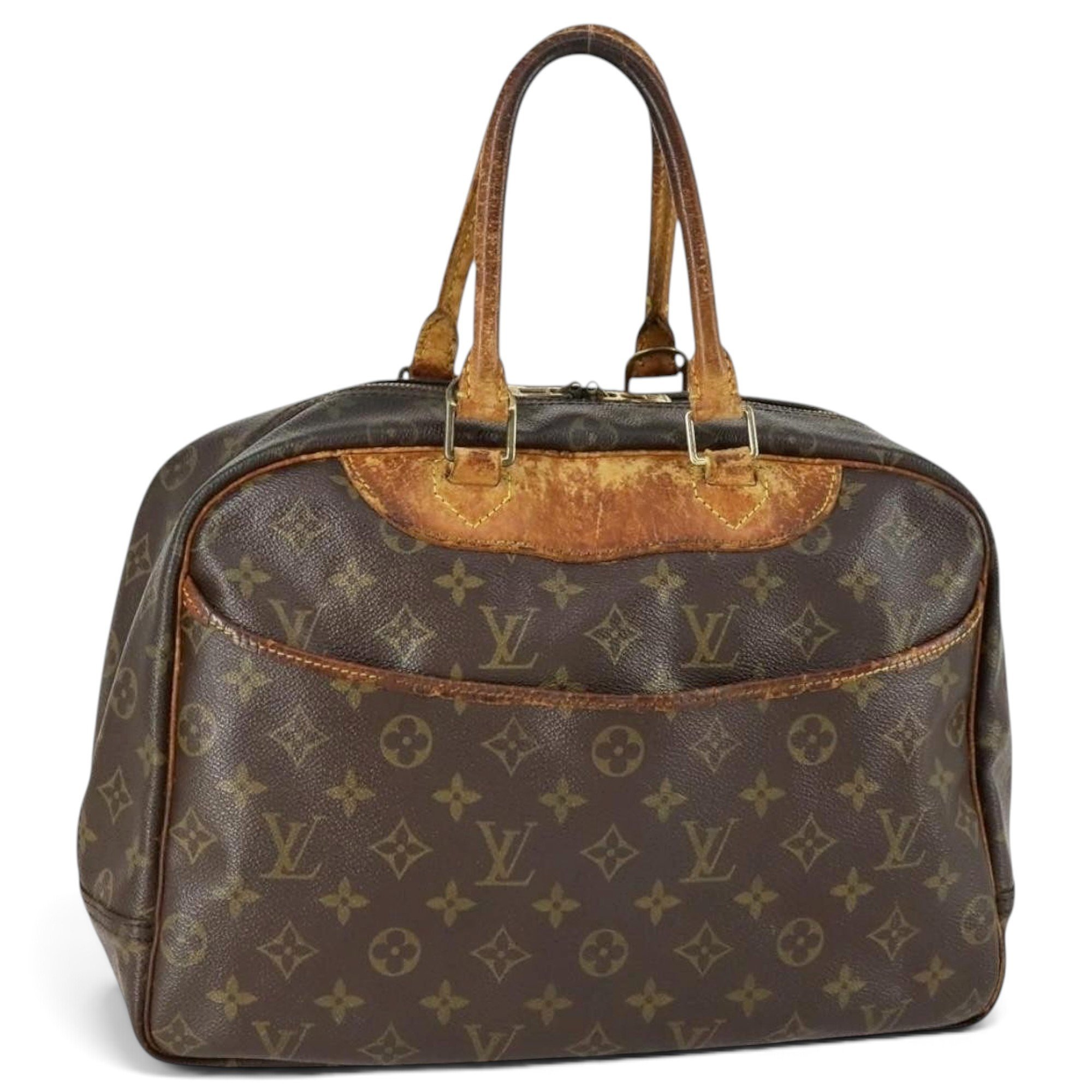 Louis Vuitton Deauville leather handbag