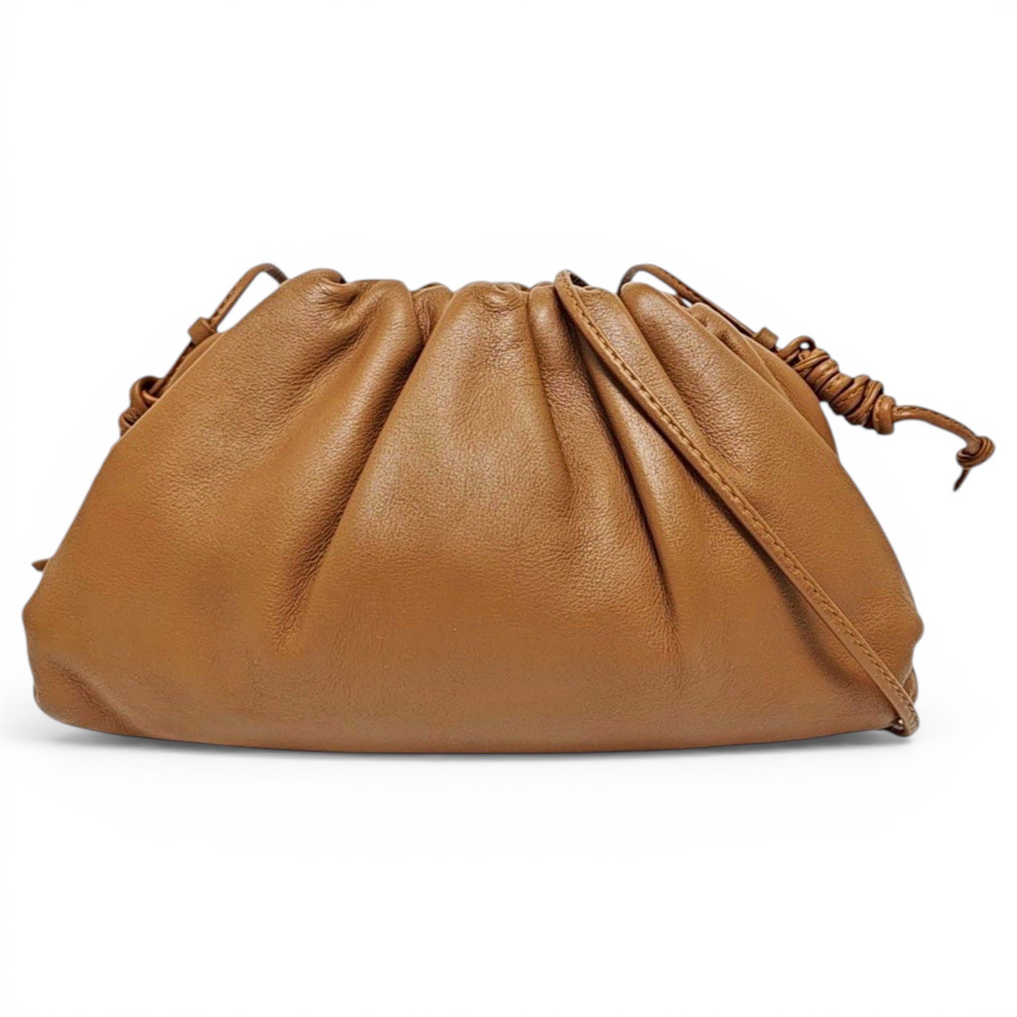 Pouch leather crossbody bag