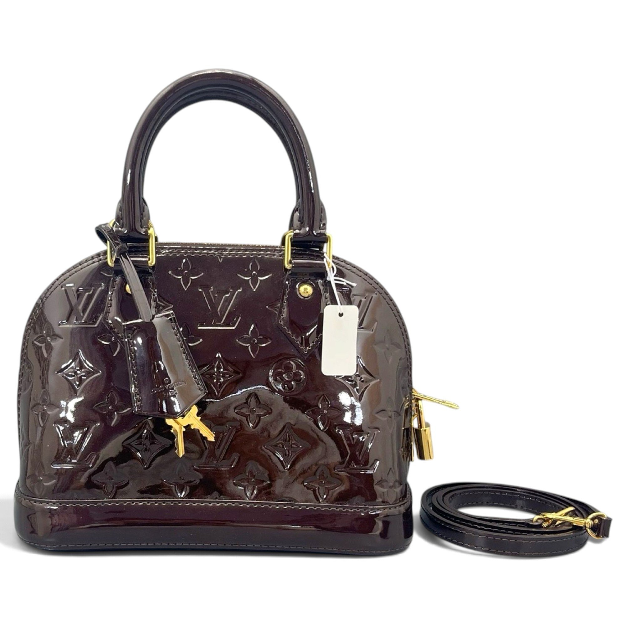 Alma BB patent leather crossbody bag