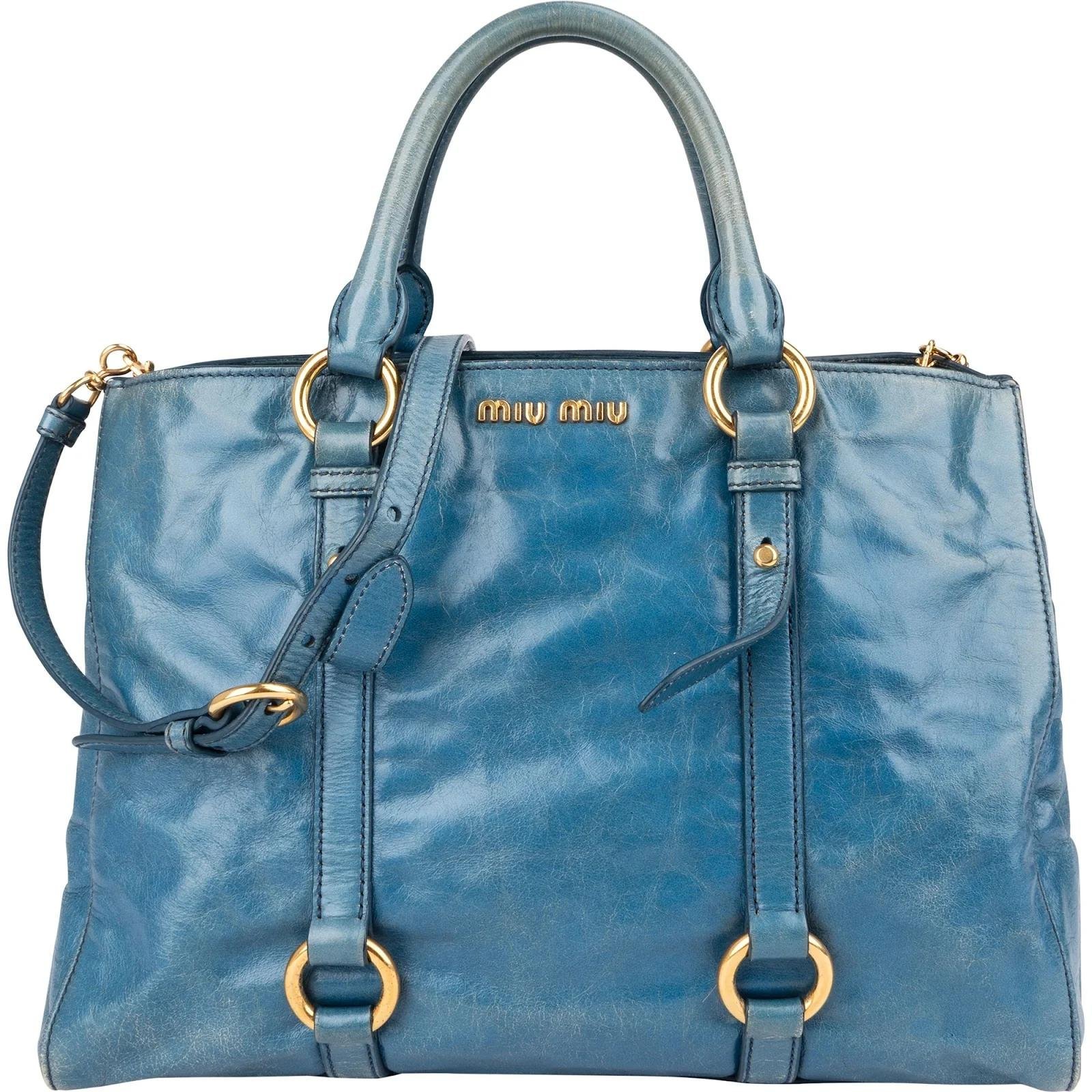 Miu Miu Vitello leather handbag