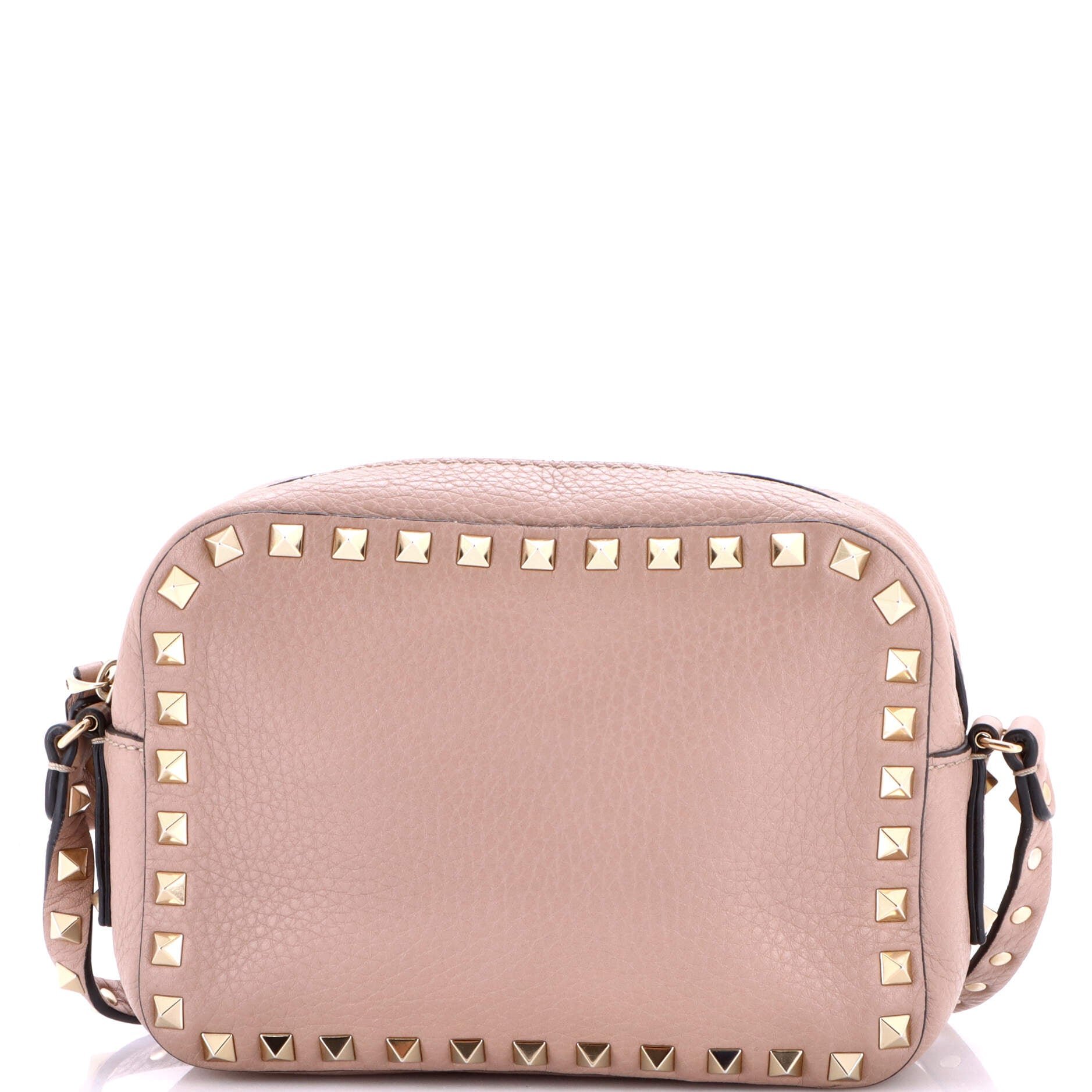Rockstud Camera Crossbody Bag Leather
