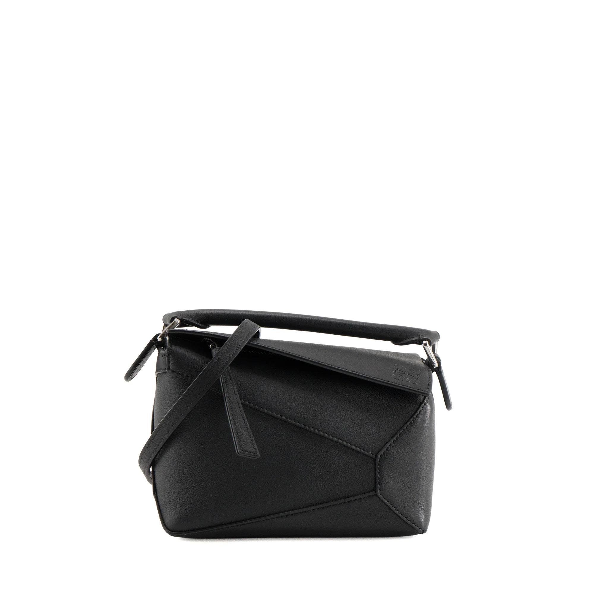 Puzzle leather bag