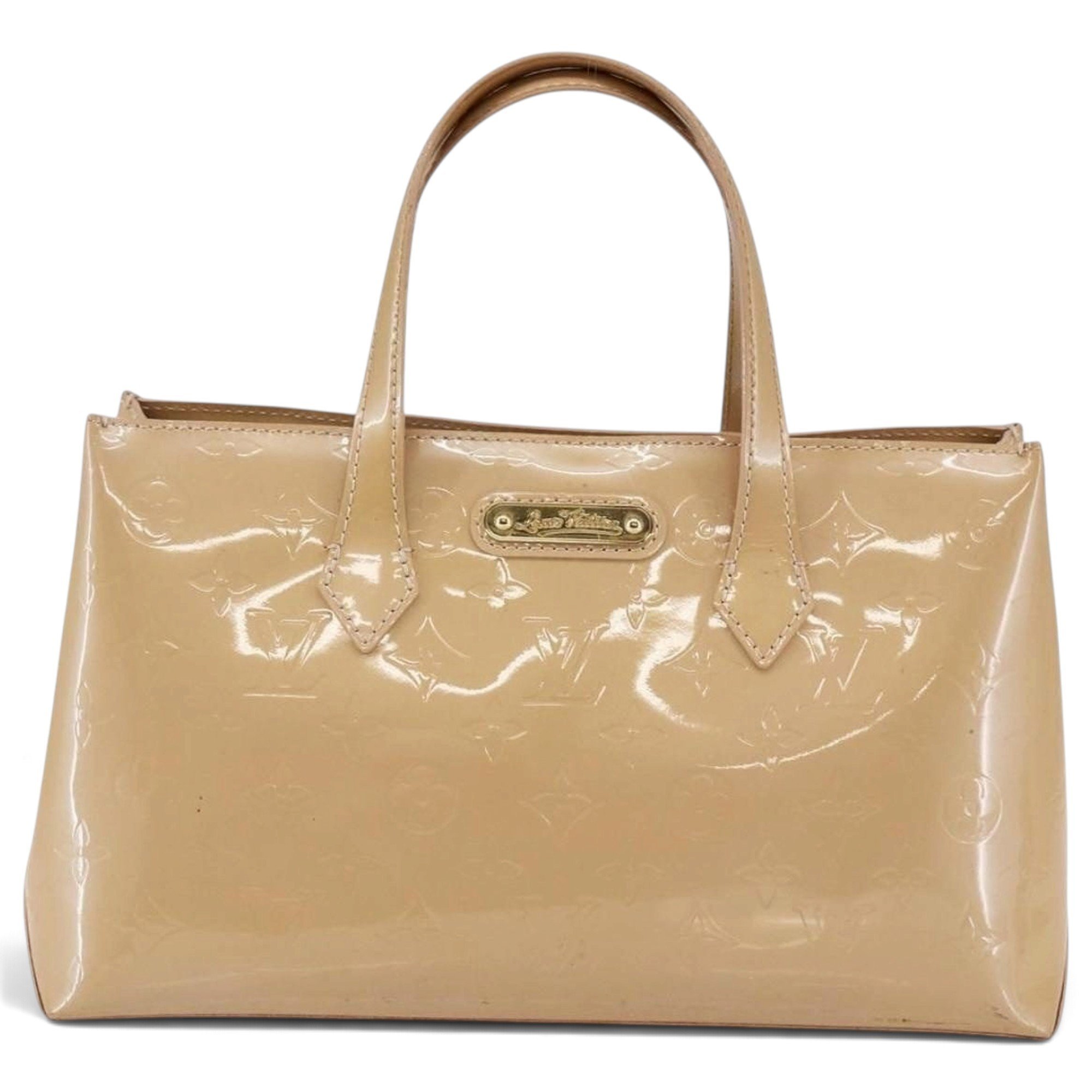 Wilshire patent leather handbag
