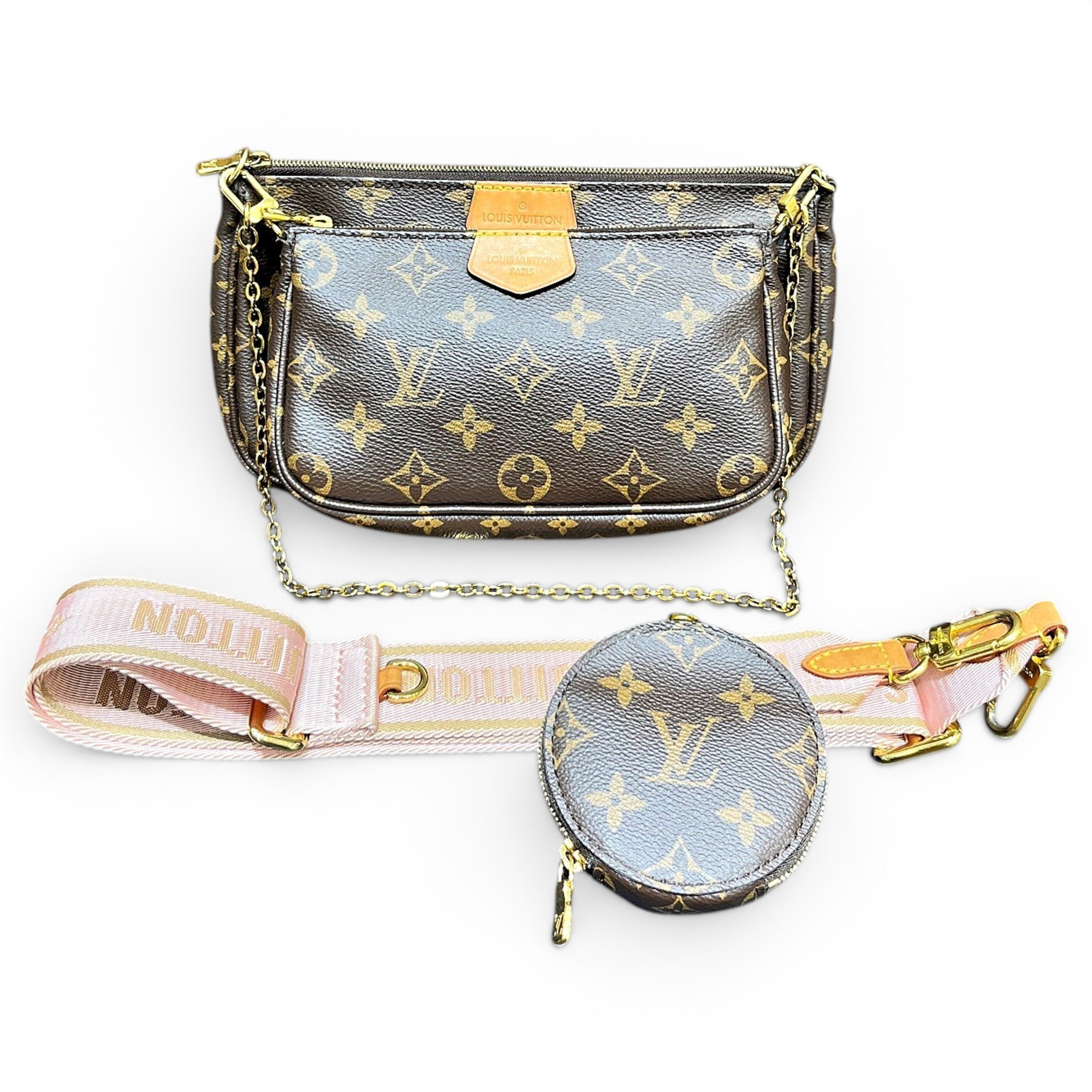 Multi Pochette Accessoires leather handbag