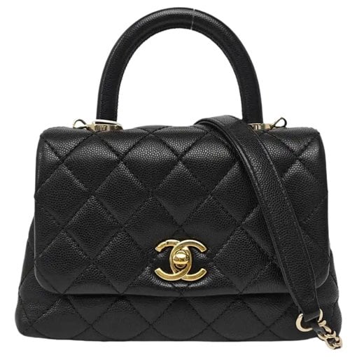Coco Handle leather handbag