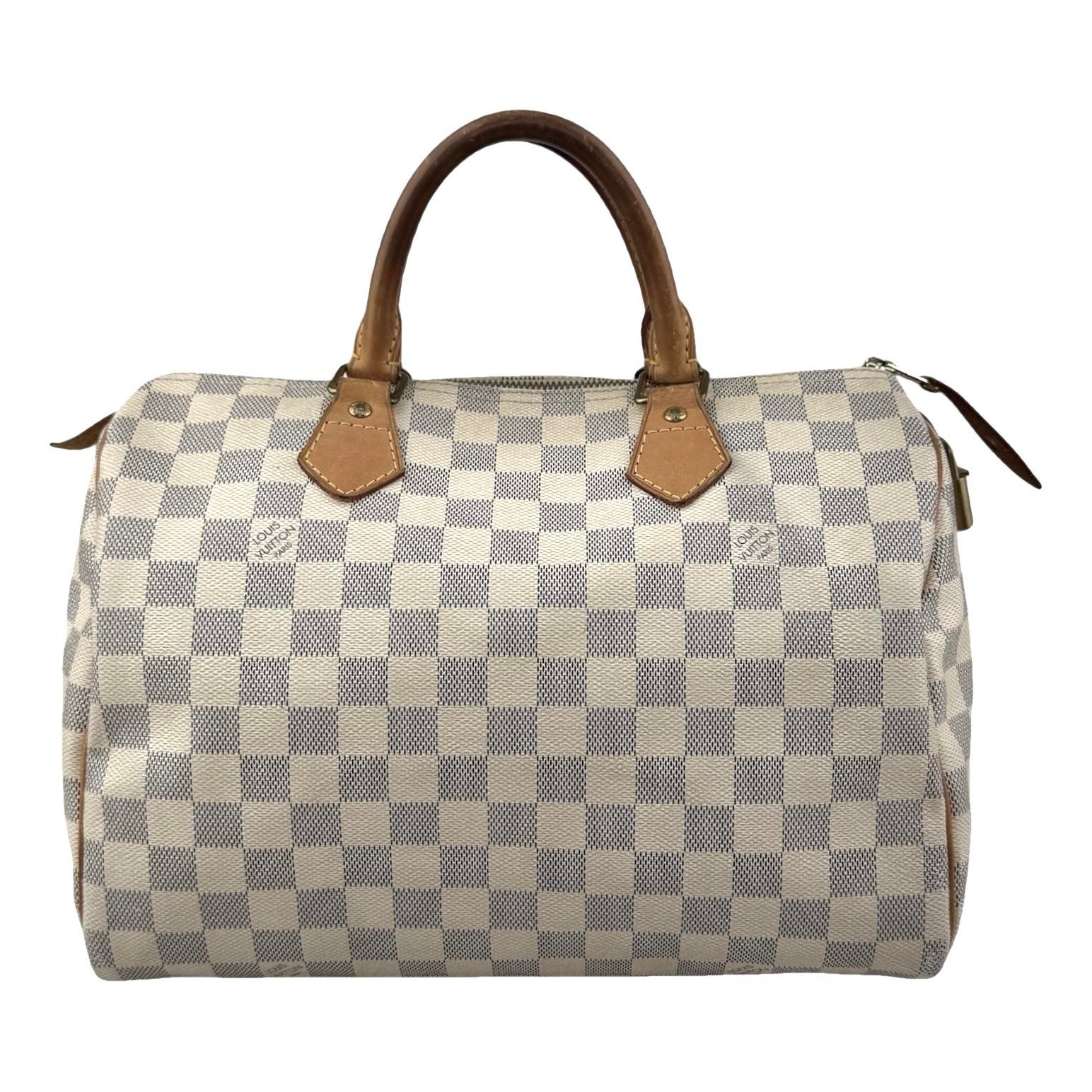 Speedy leather handbag