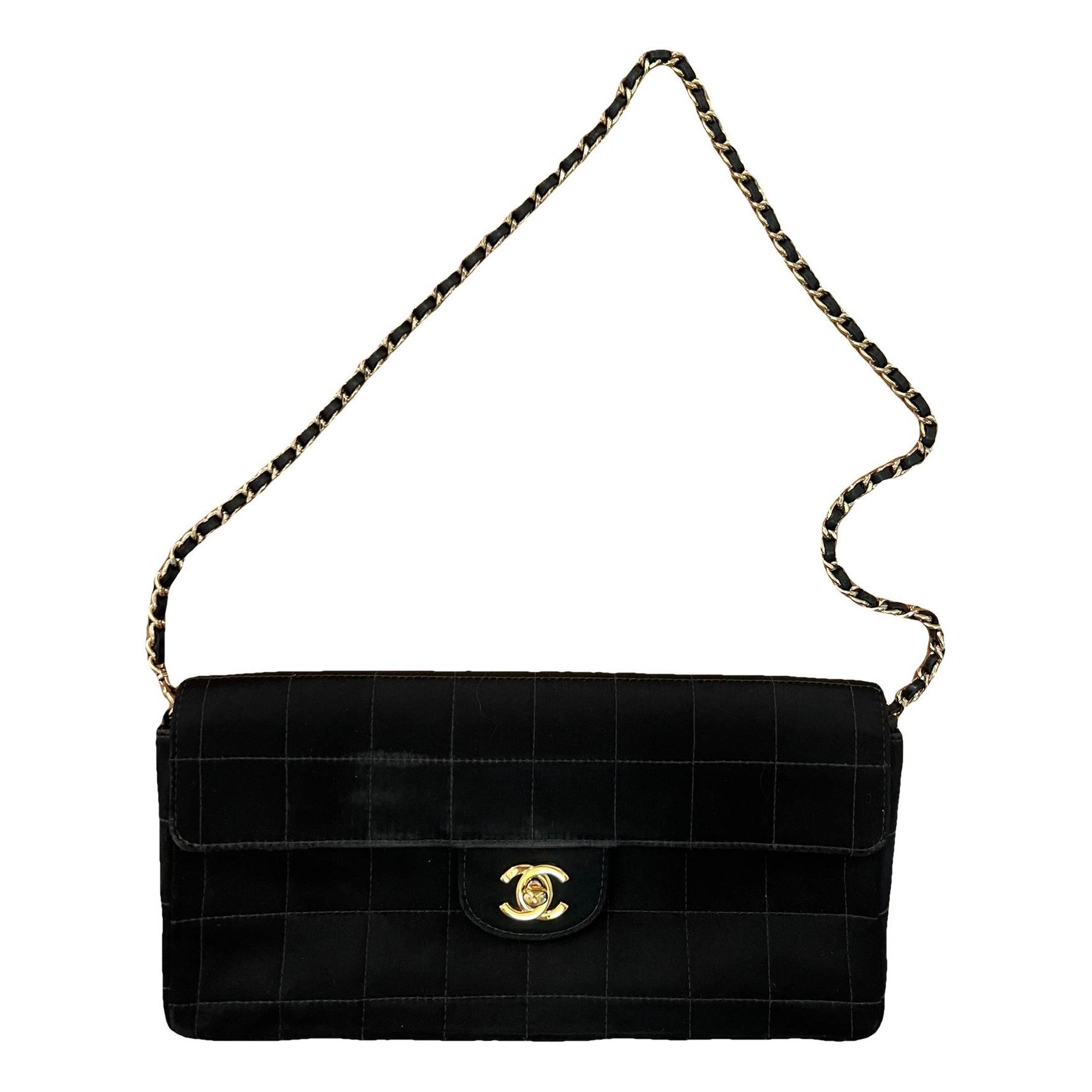 East West Chocolate Bar leather handbag