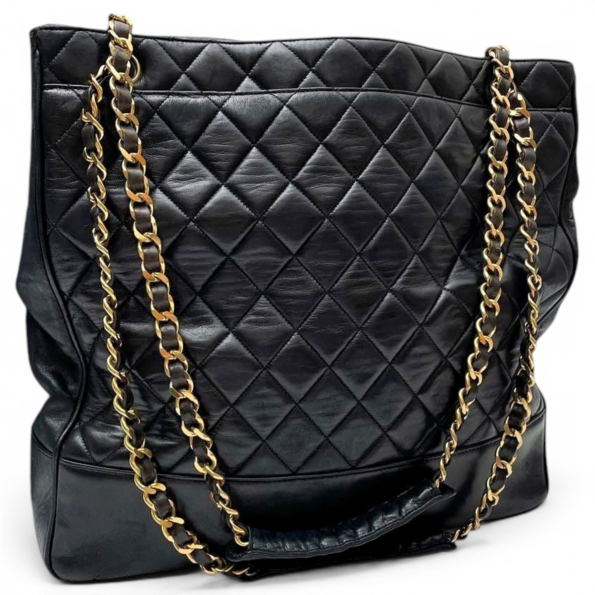 Leather tote