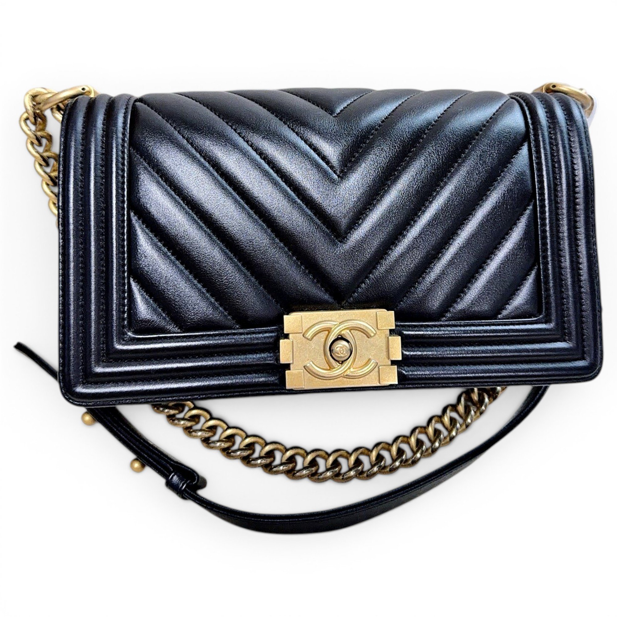 Boy leather handbag