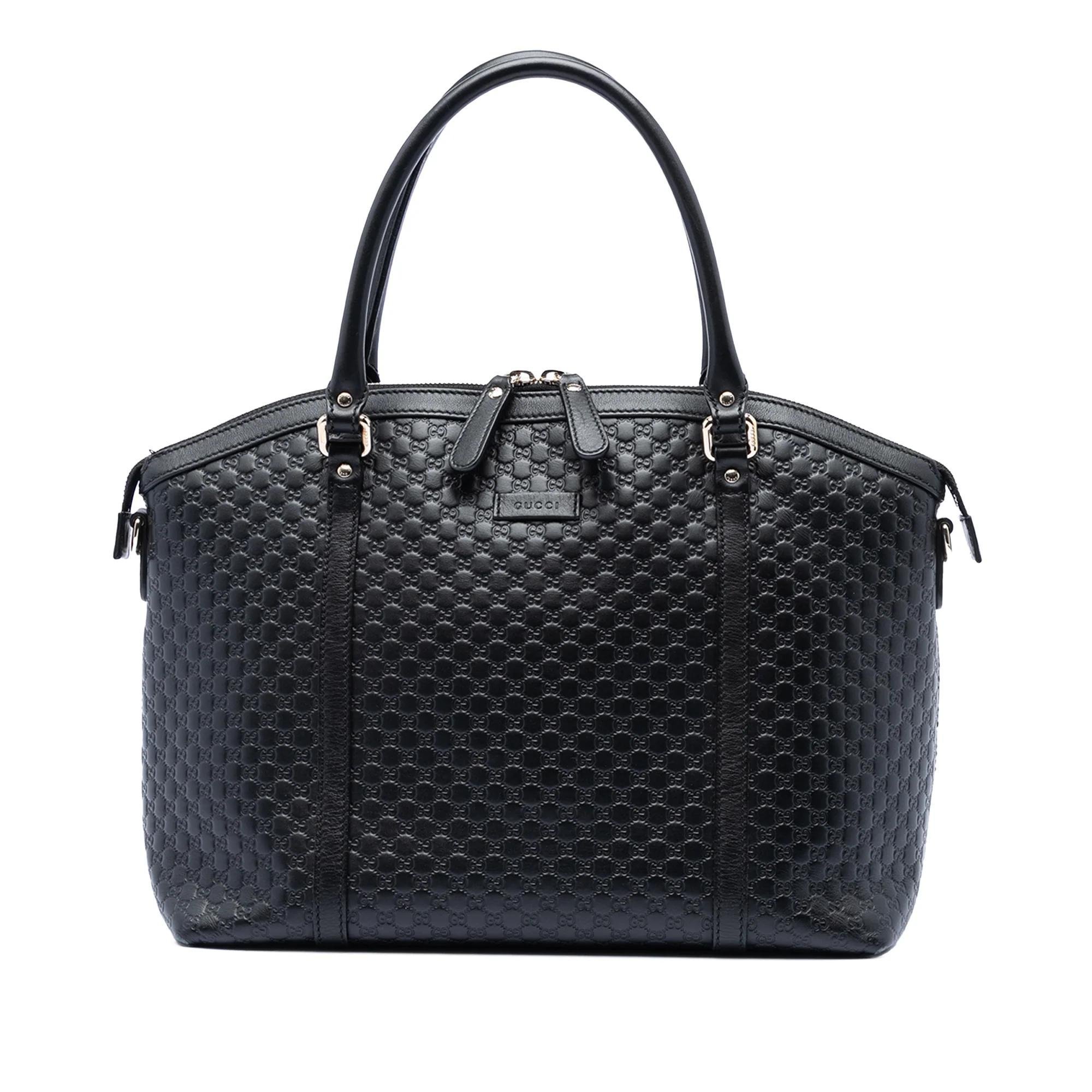 Dôme leather satchel