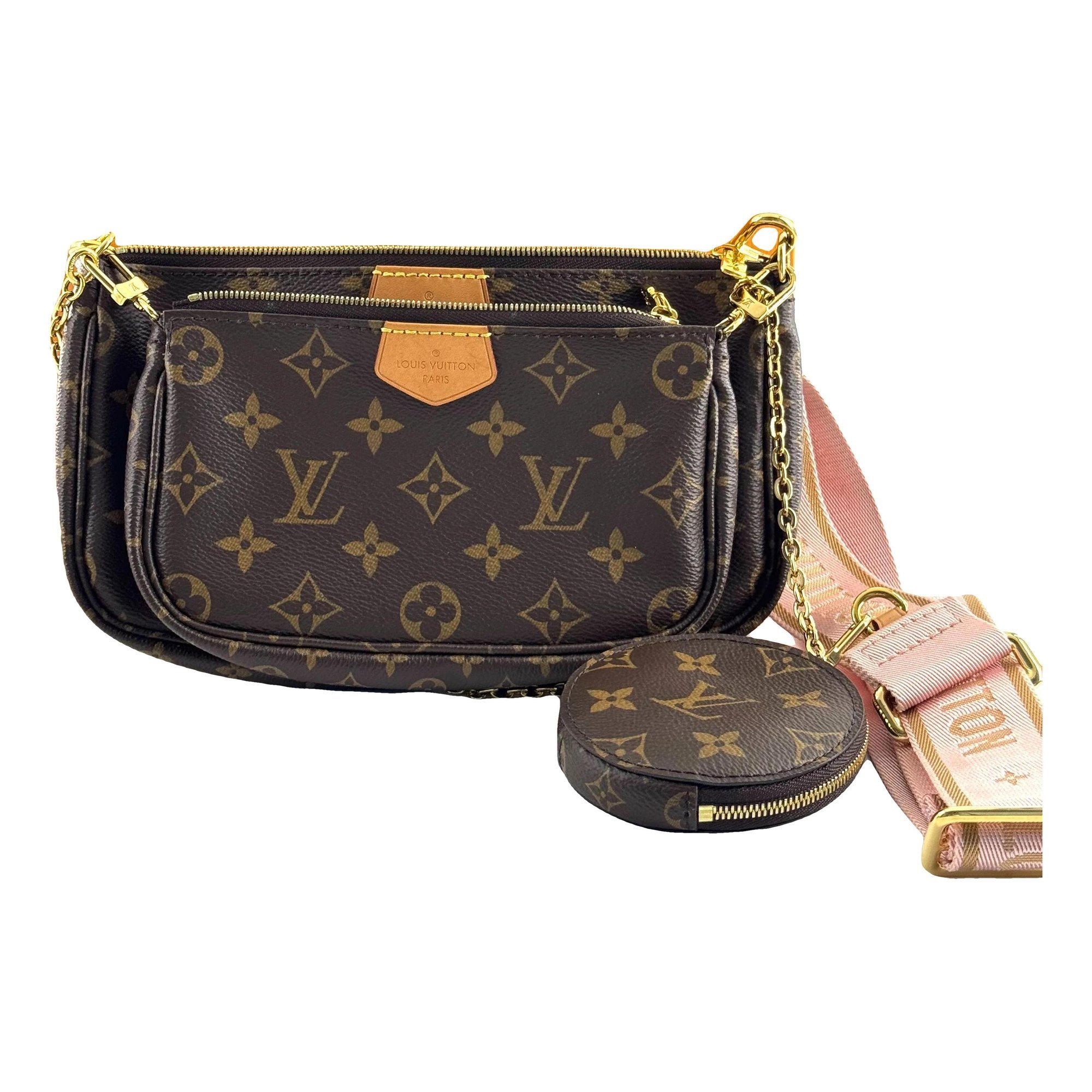 Maxi Multi Pochette Accessoires leather mini bag