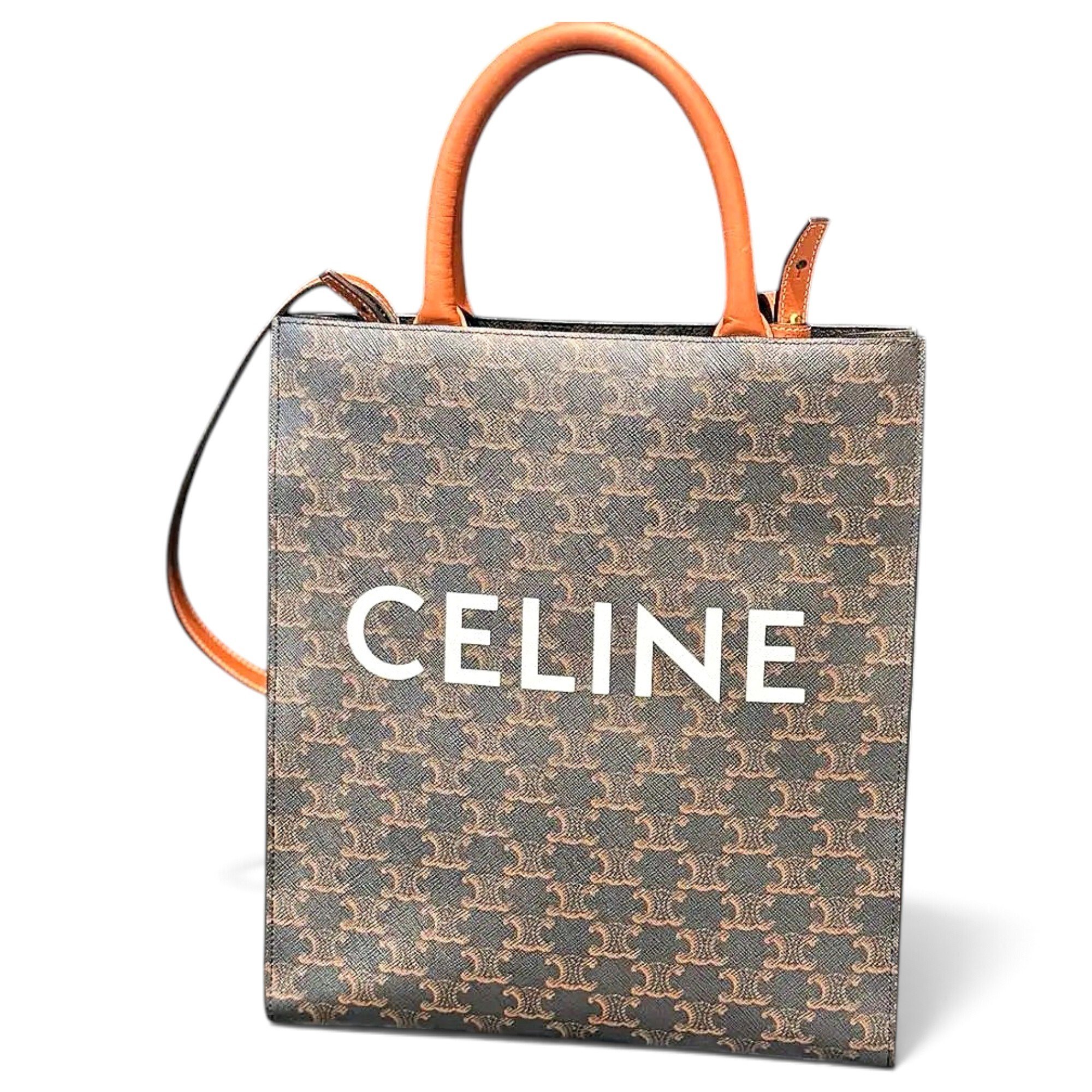 Cabas Vertical vinyl tote