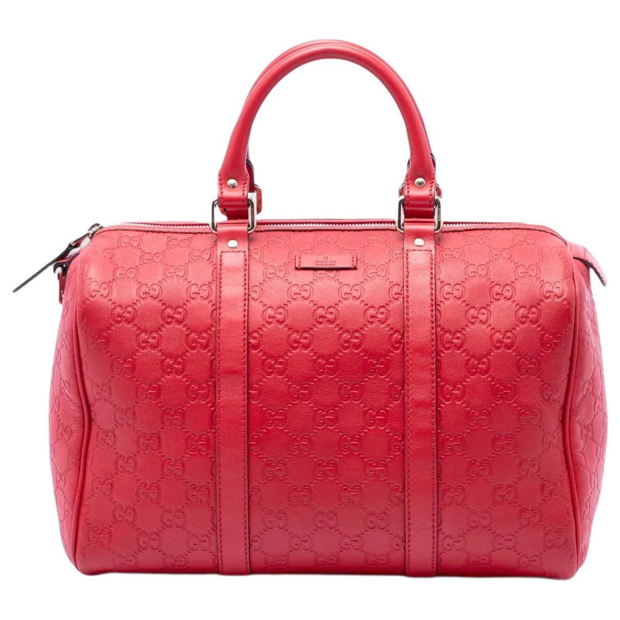 Boston leather bag