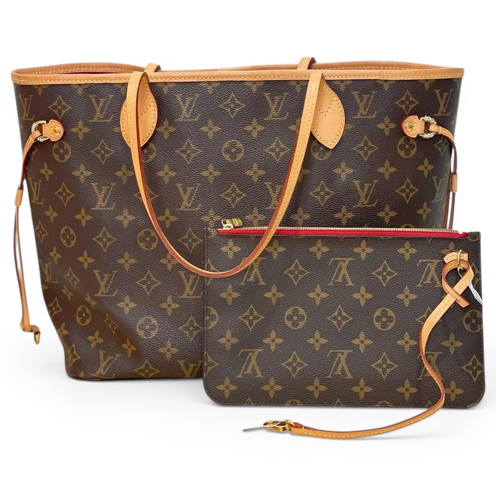 Neverfull leather handbag