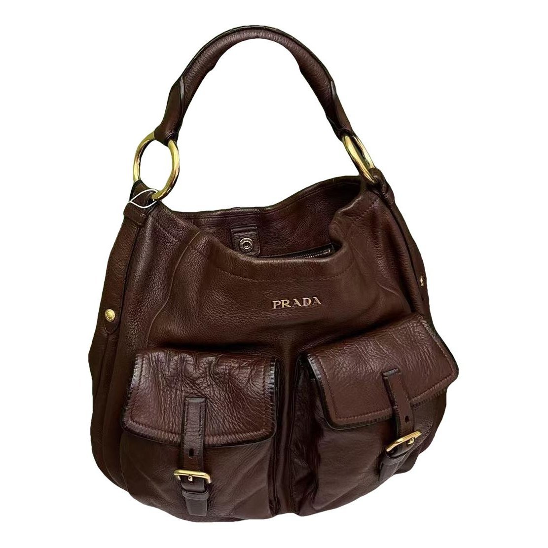 Leather handbag