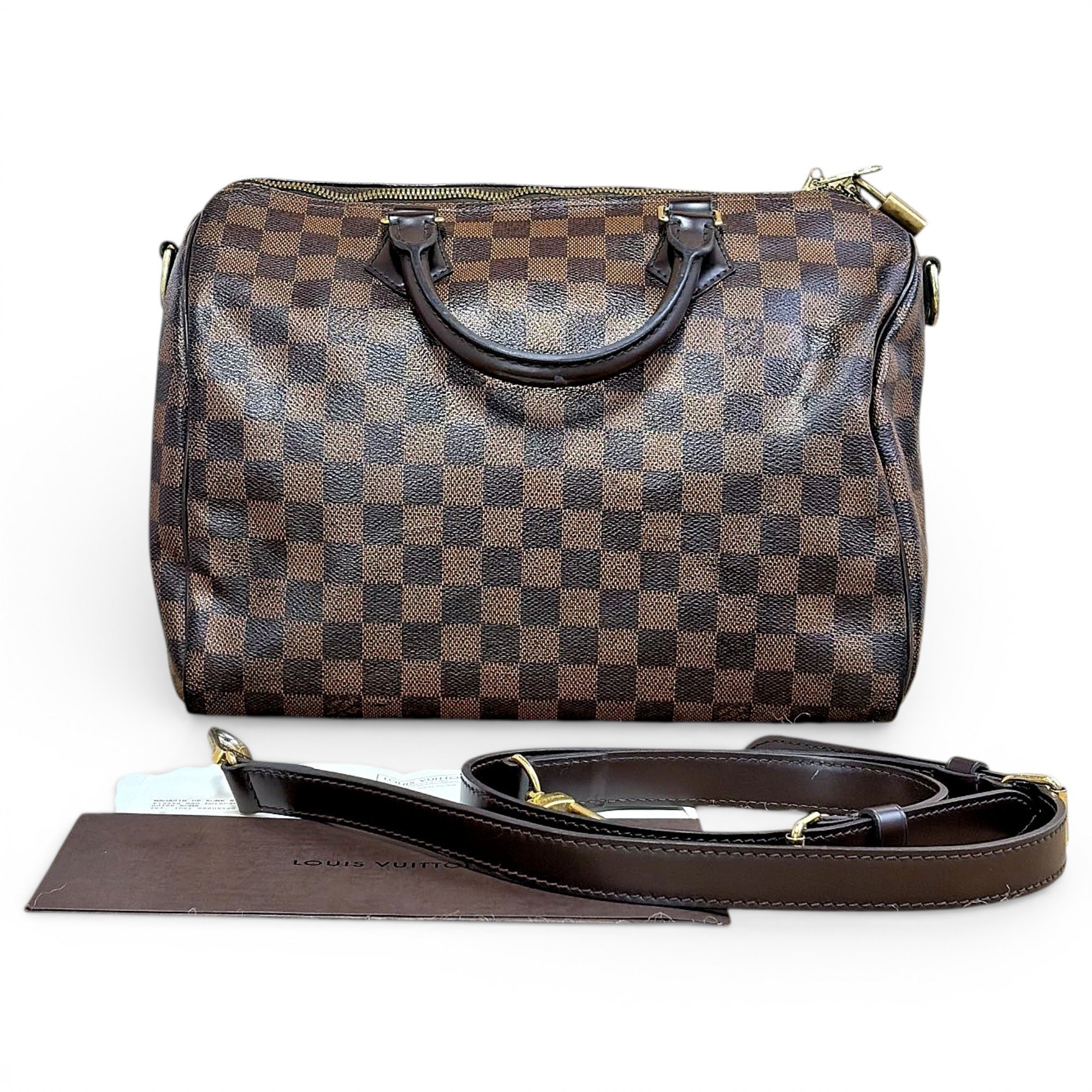 Speedy leather handbag
