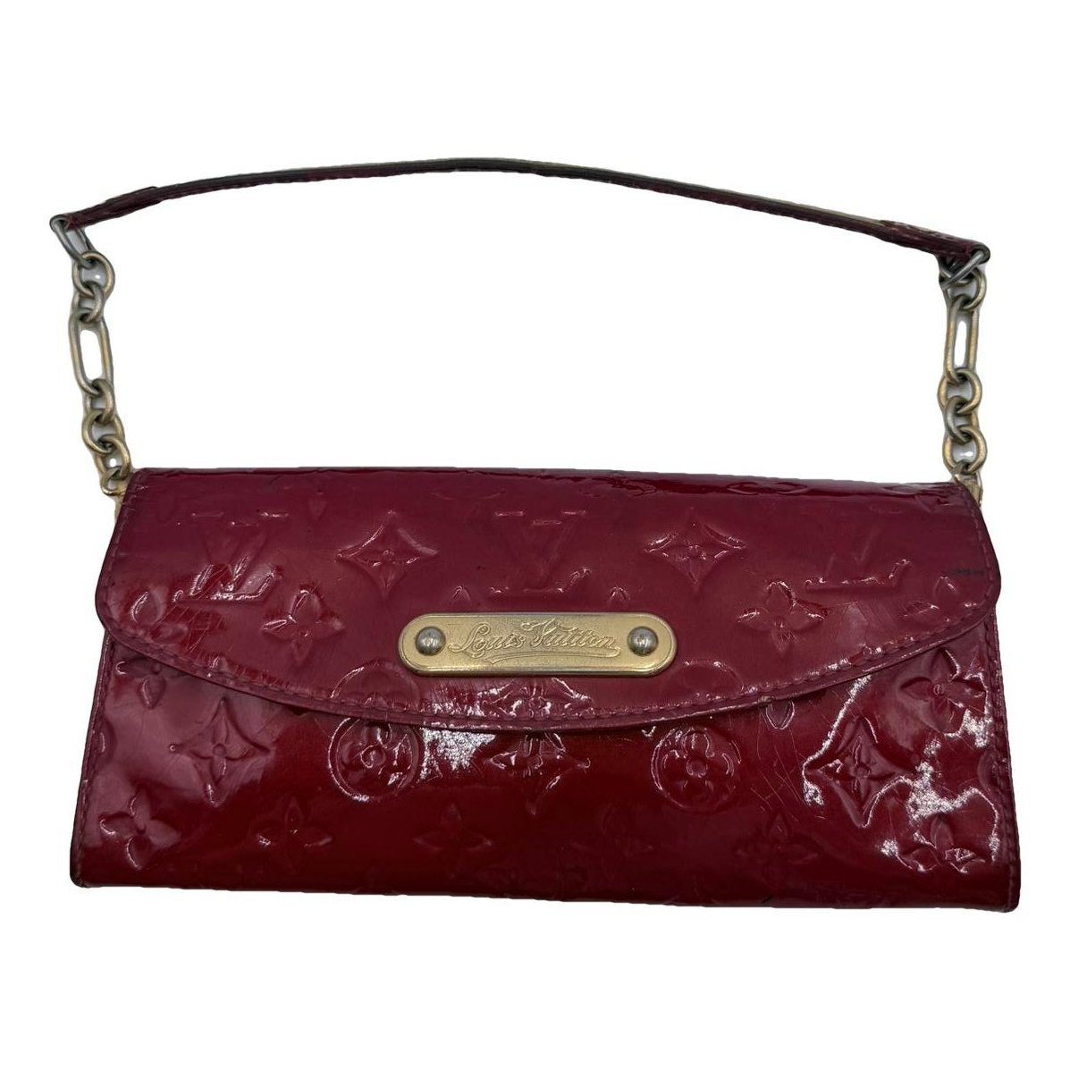 Sunset Boulevard patent leather bag