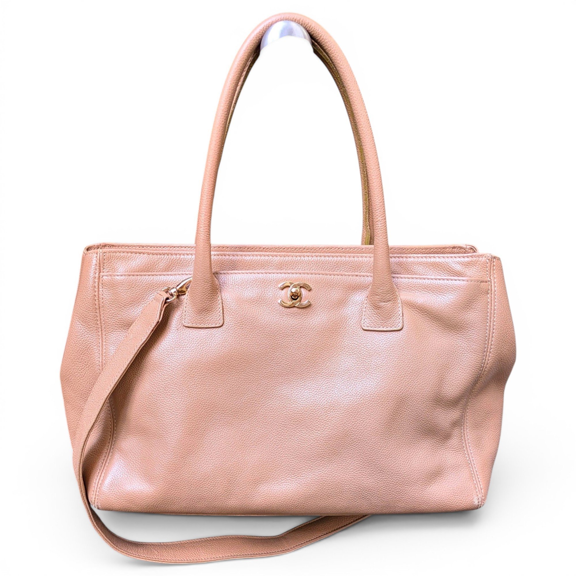 Executive leather tote