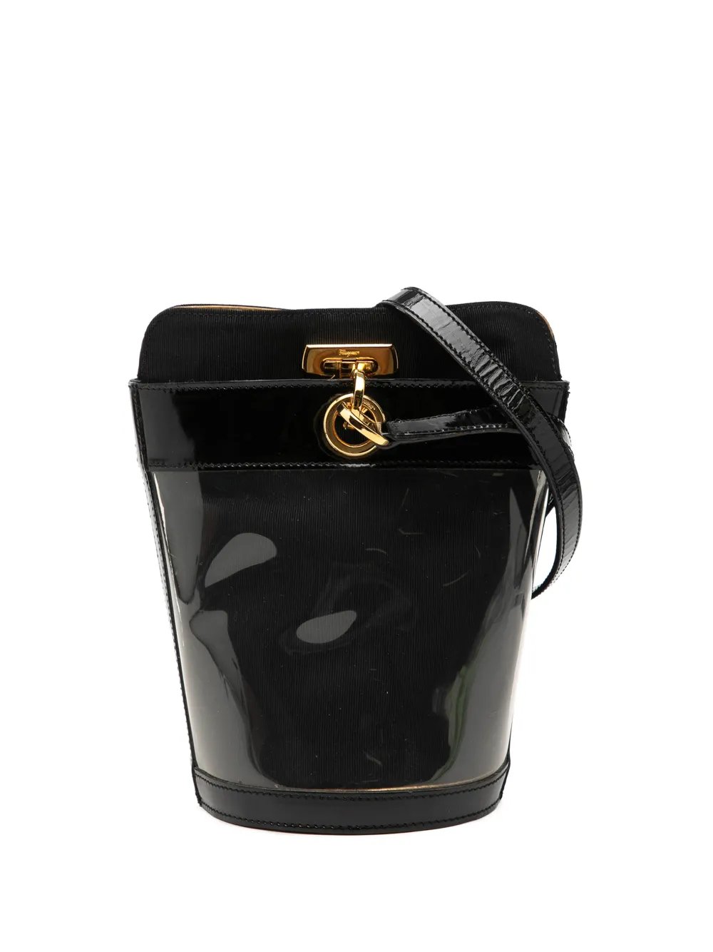 20th Century Vinyl Gancini bucket bag