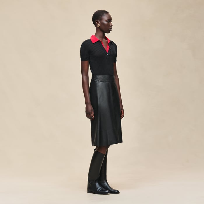 Noir Flared Skirt
