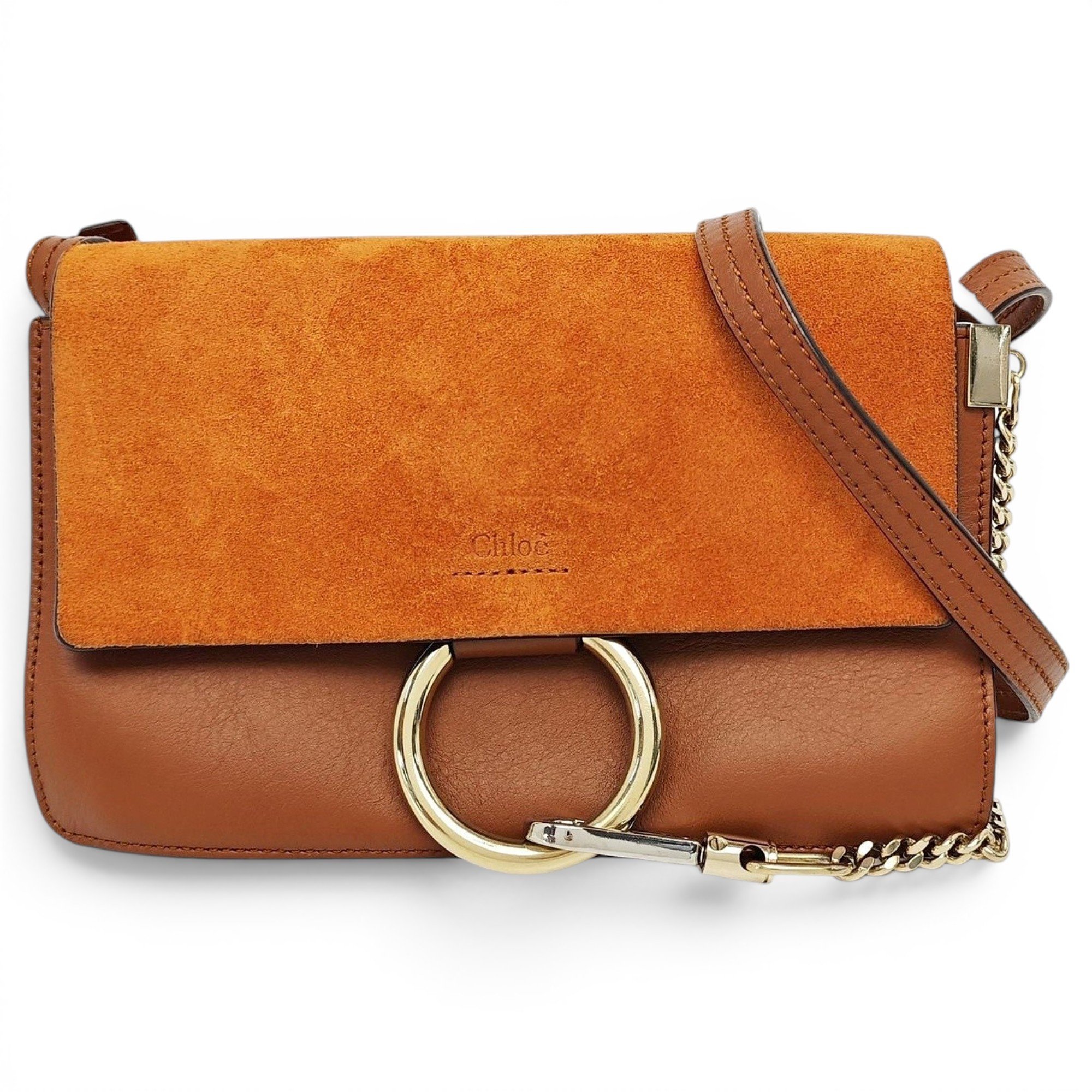 Faye leather handbag