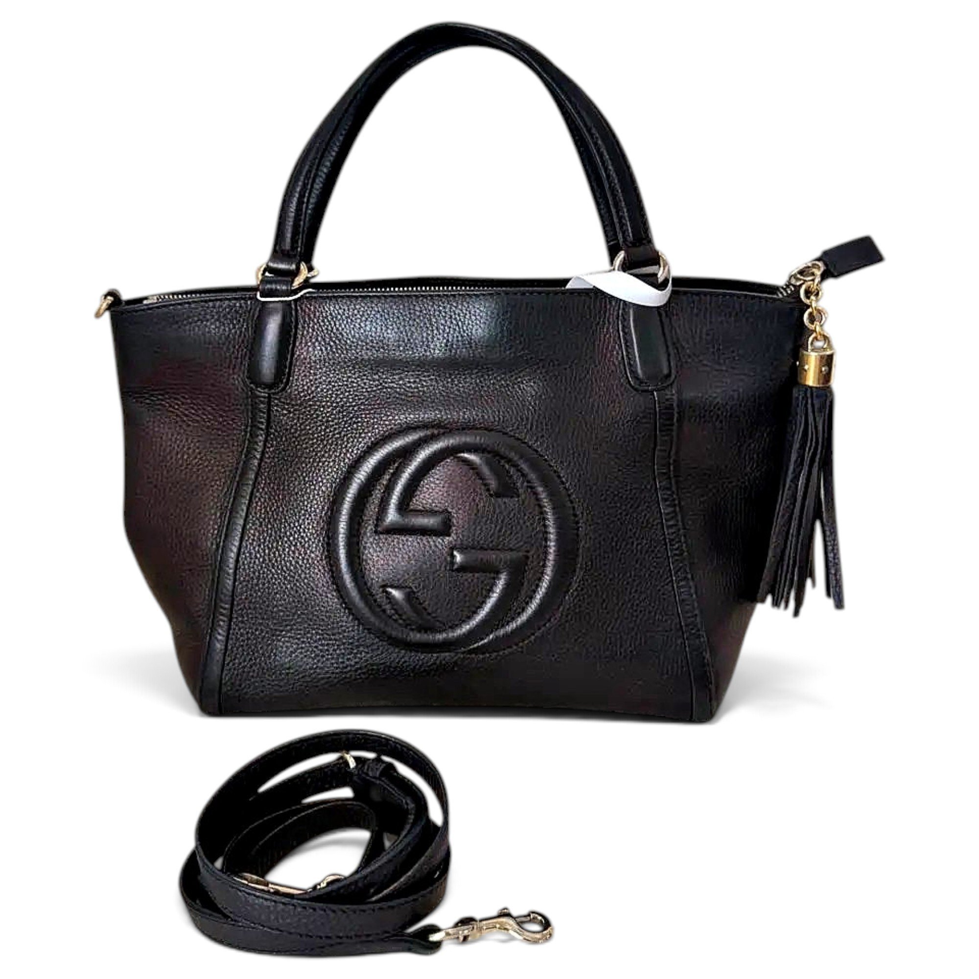 Soho Top Handle leather crossbody bag