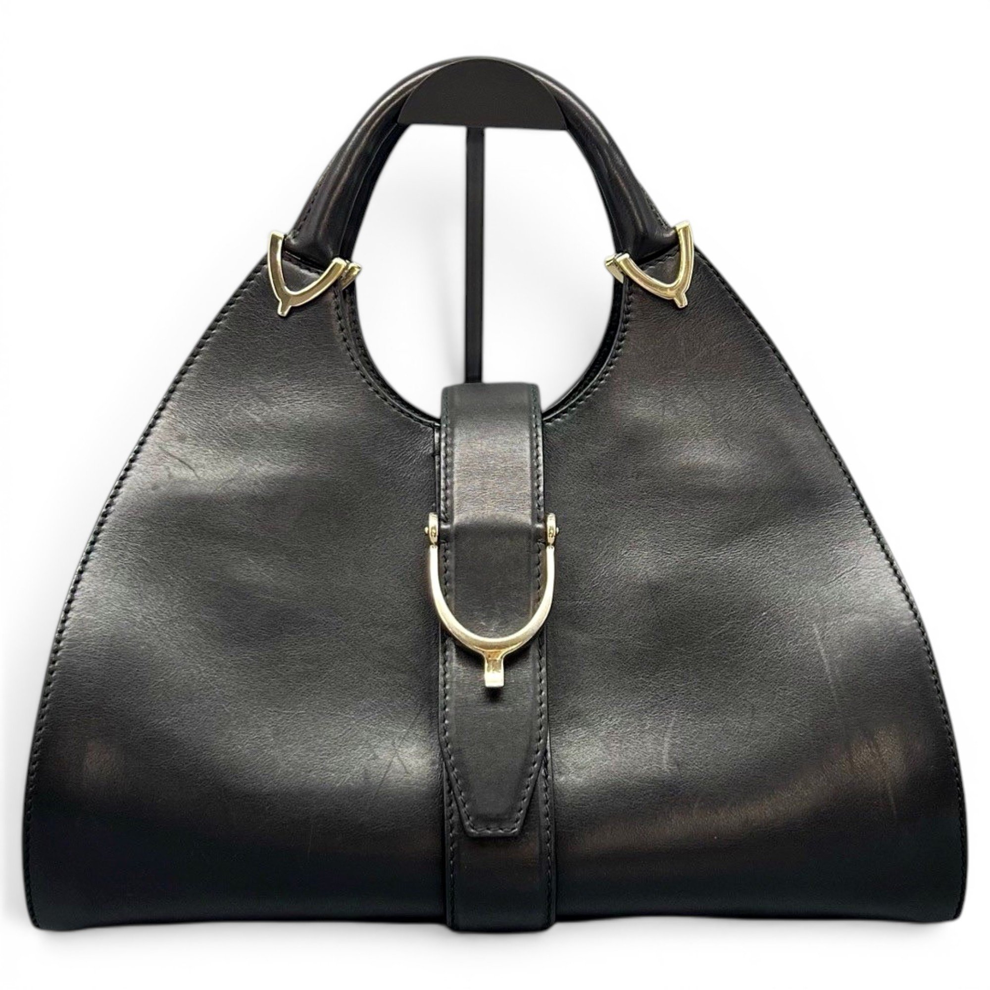Stirrup leather handbag
