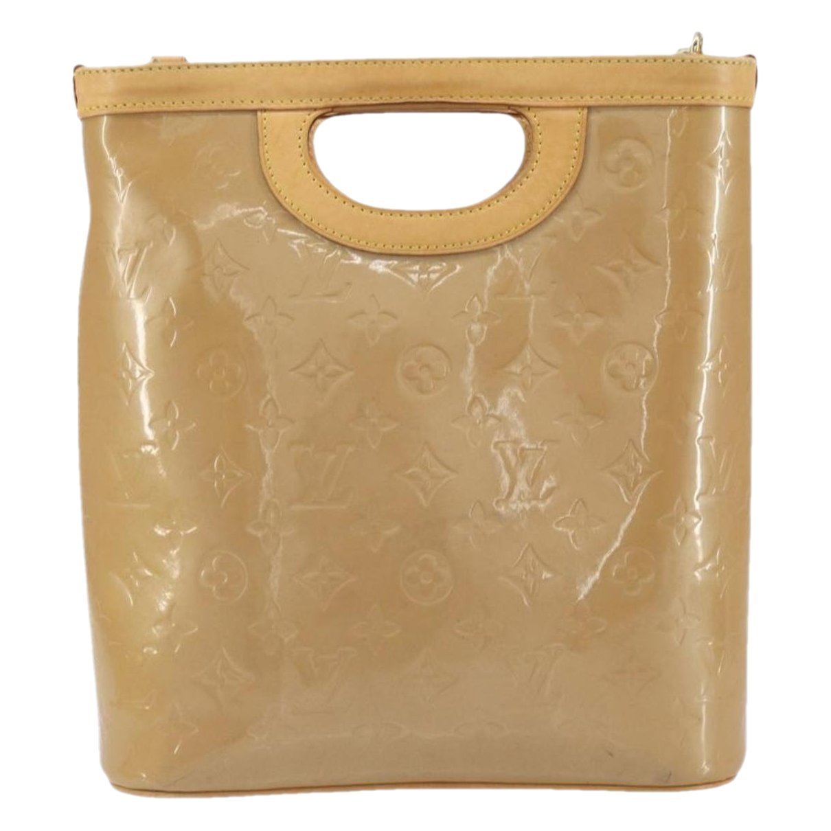 Patent leather handbag