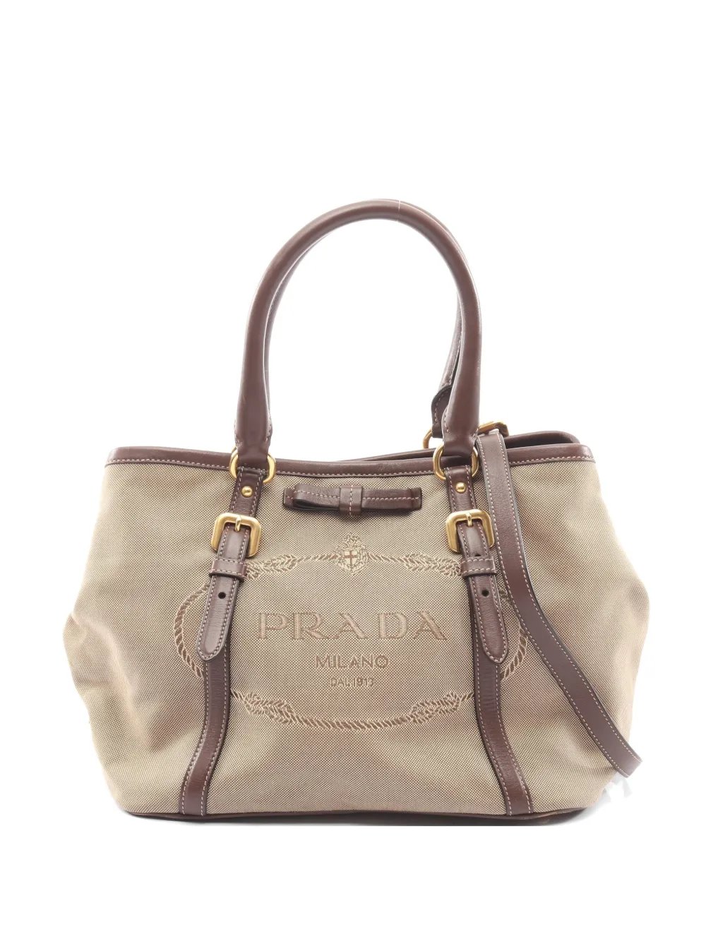 2010s Logo Jacquard tote bag