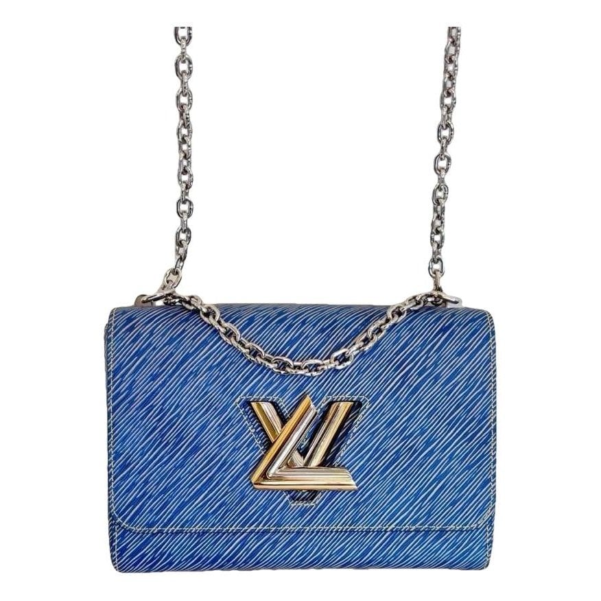 Twist leather handbag