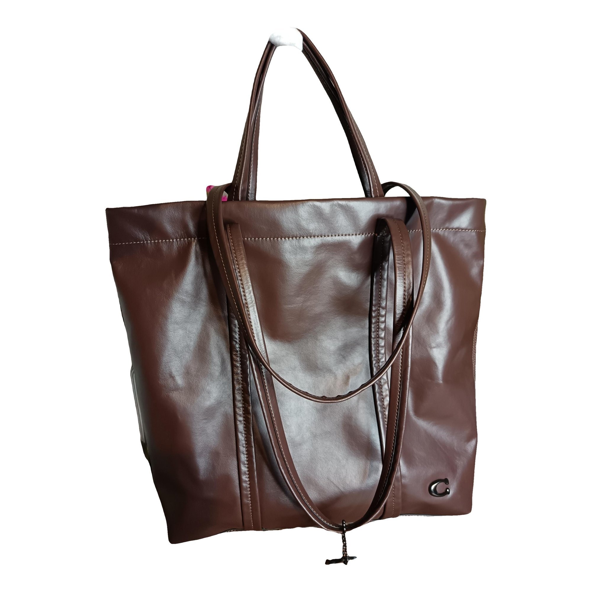 Leather tote