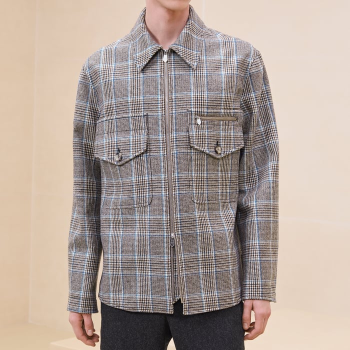 Pétrole "Prince De Gomme" Double Overshirt