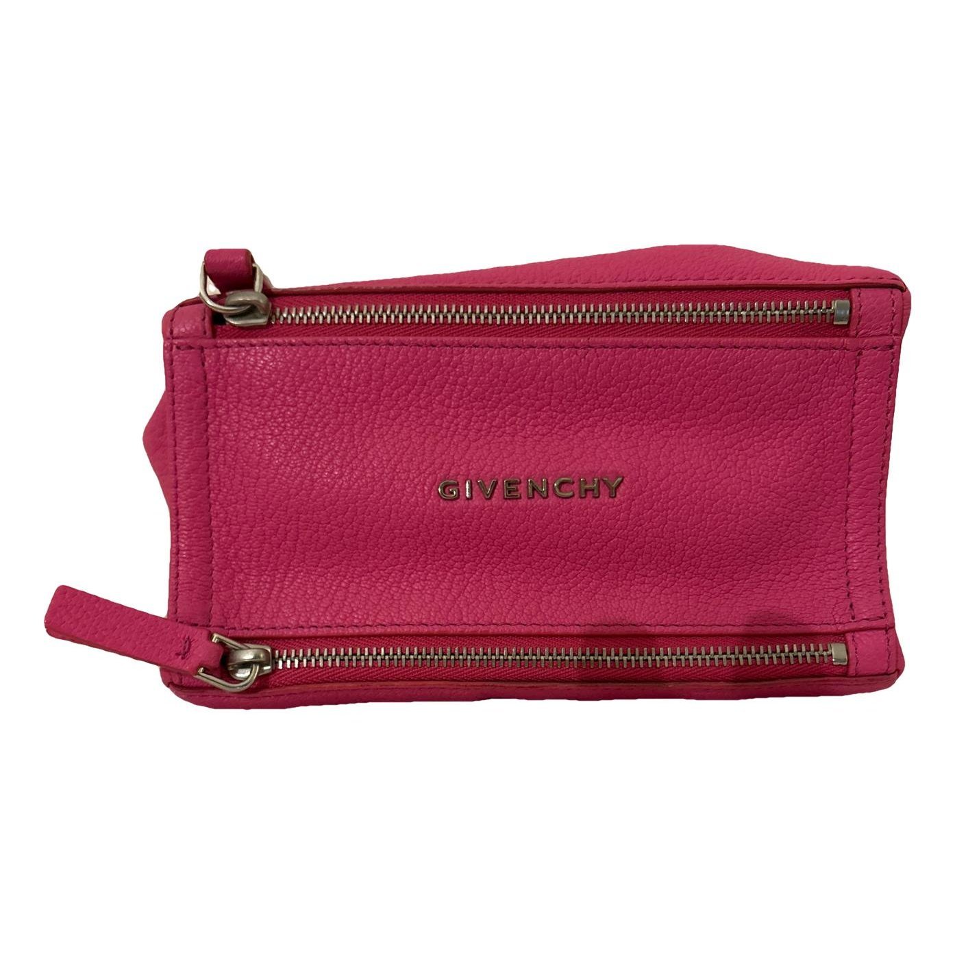Givenchy Pandora Box leather clutch bag