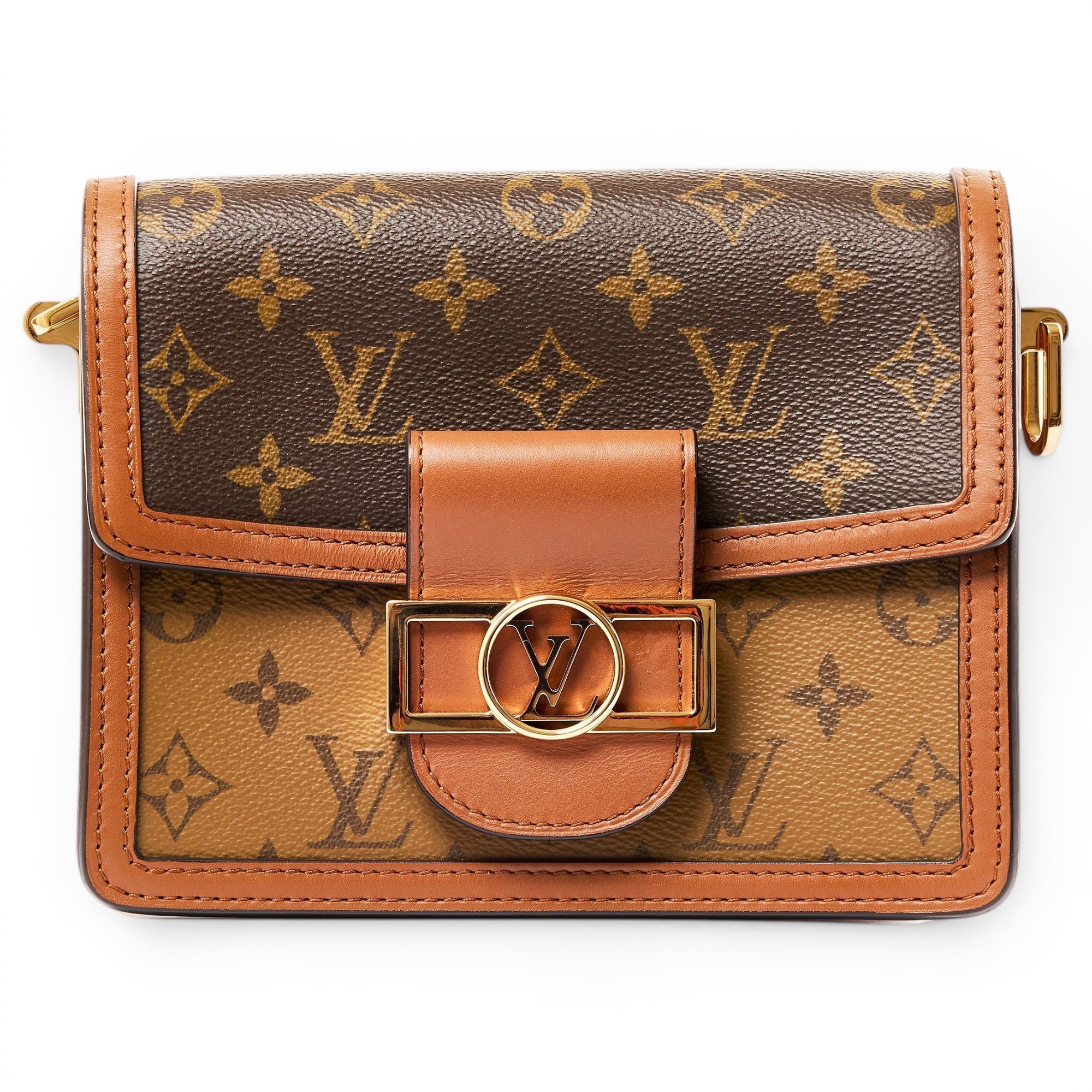 Dauphine Mini leather crossbody bag