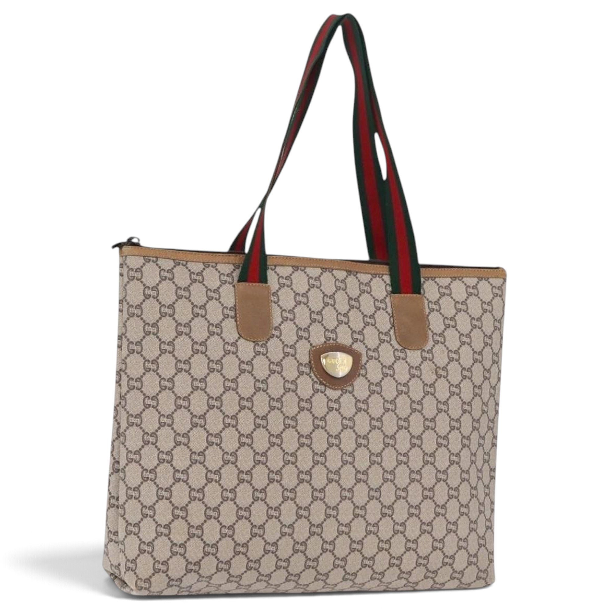 Leather tote