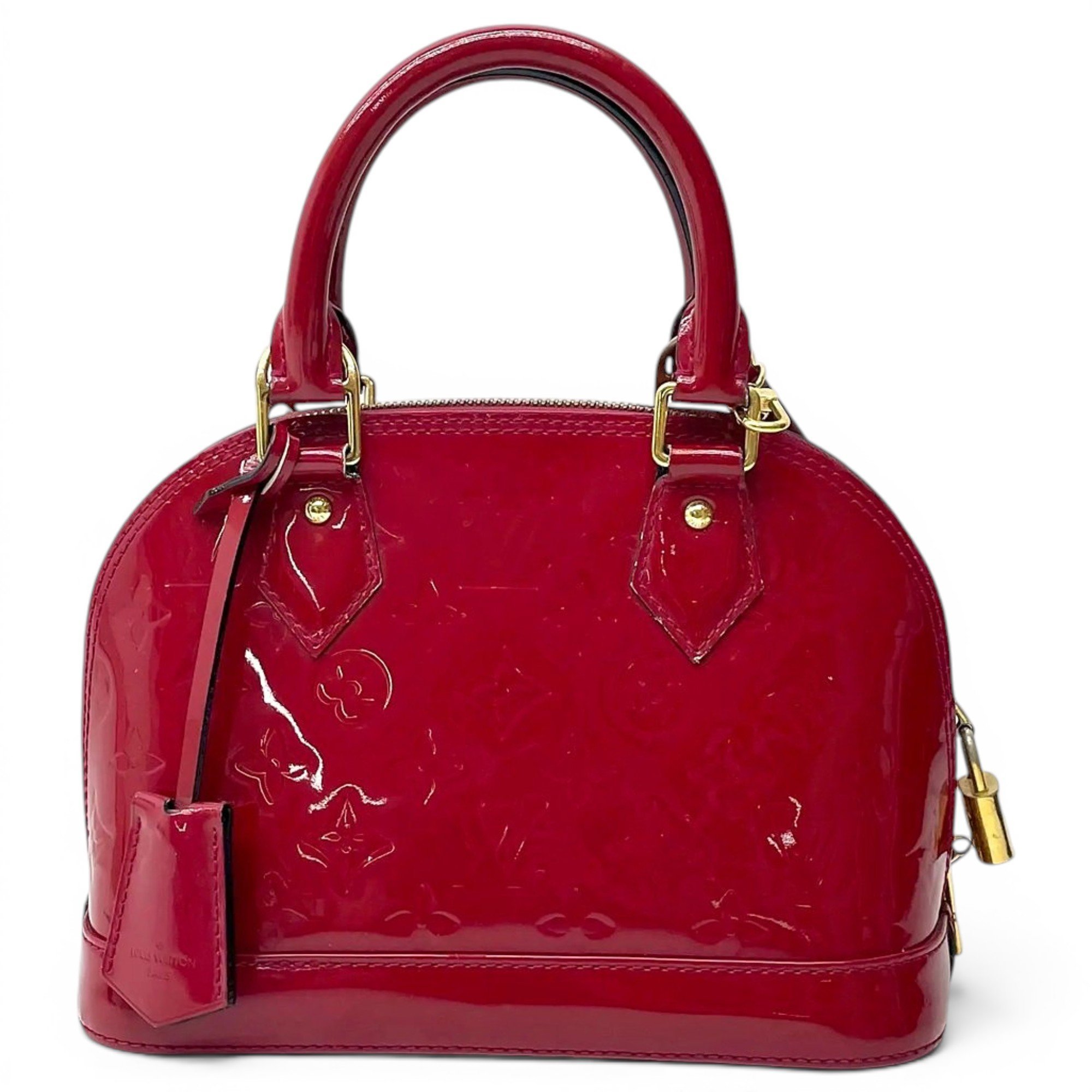 Alma BB patent leather handbag