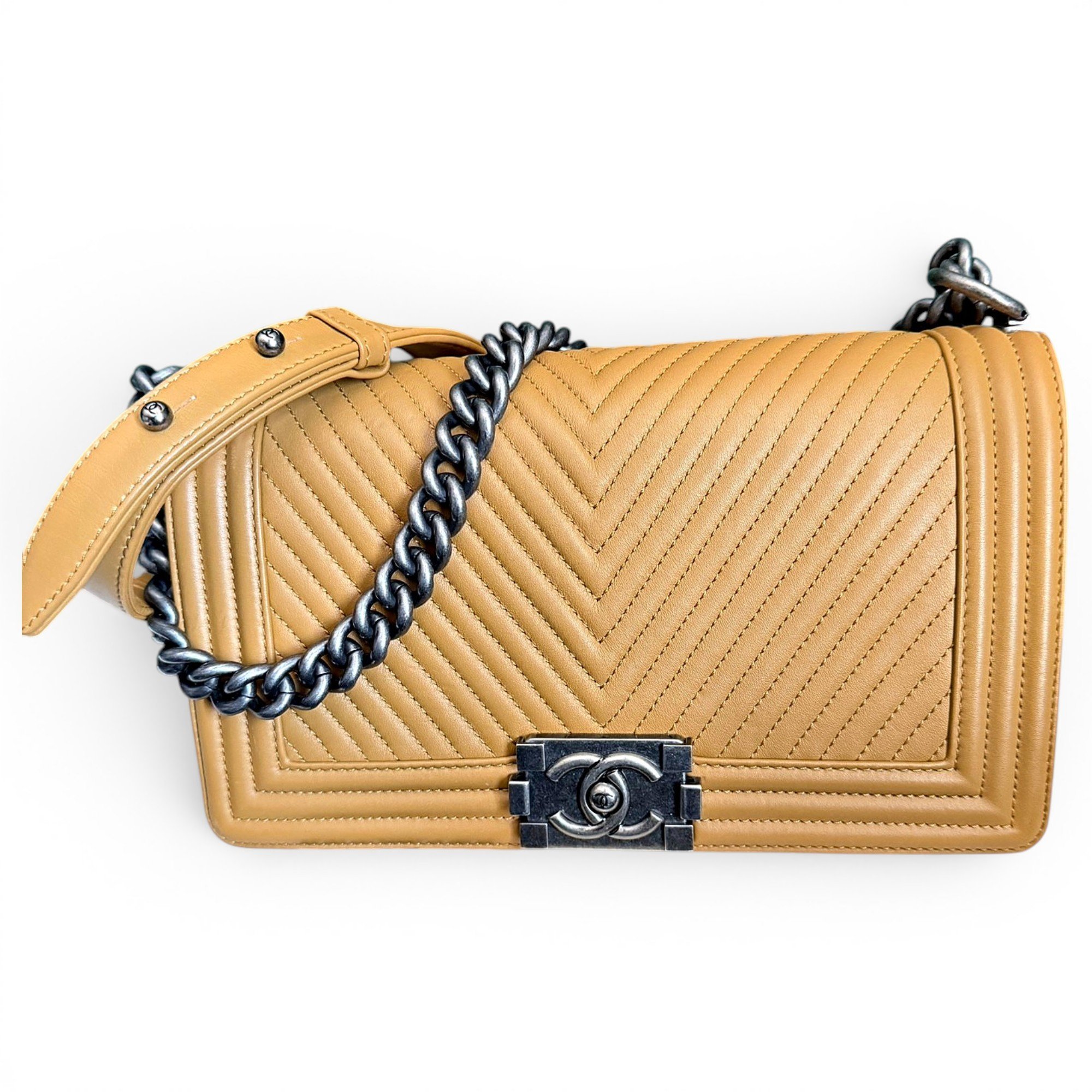 Boy leather crossbody bag