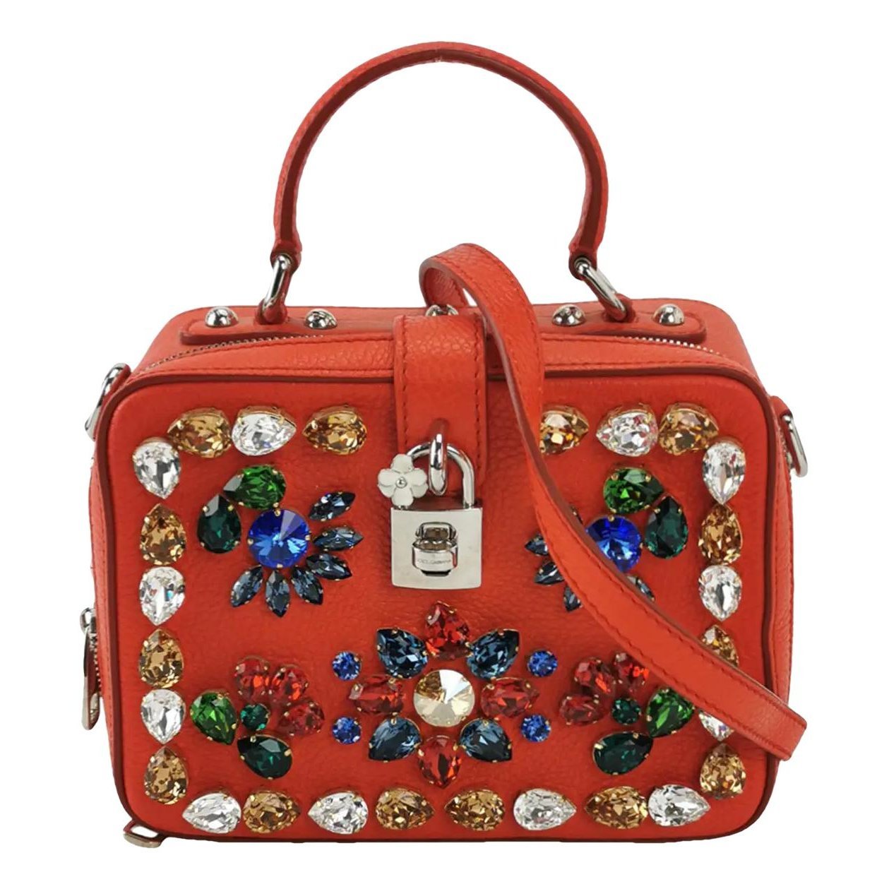 Dolce Box leather crossbody bag